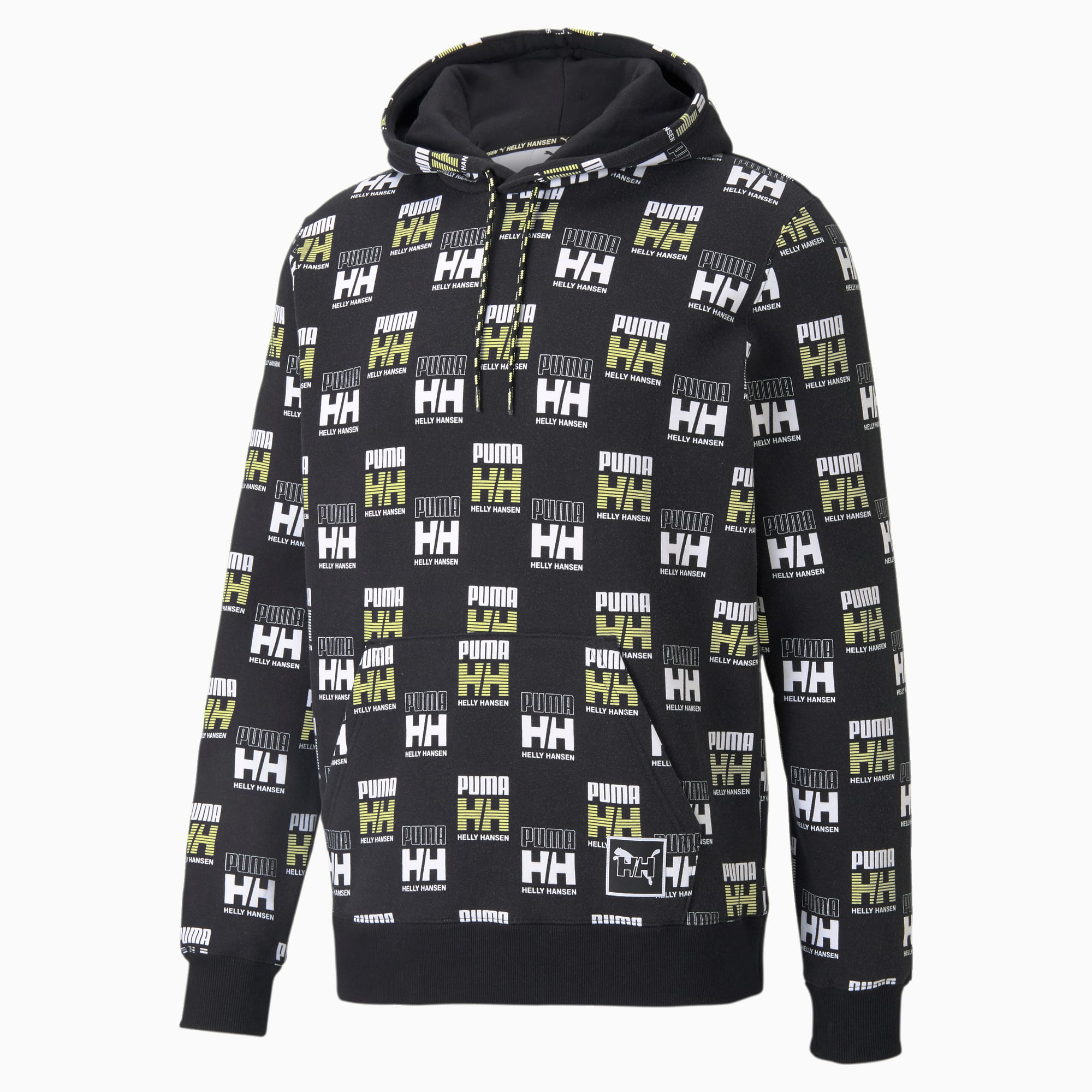 Bedrukte PUMA x HELLY HANSEN hoodie heren, Zwart, Maat XL