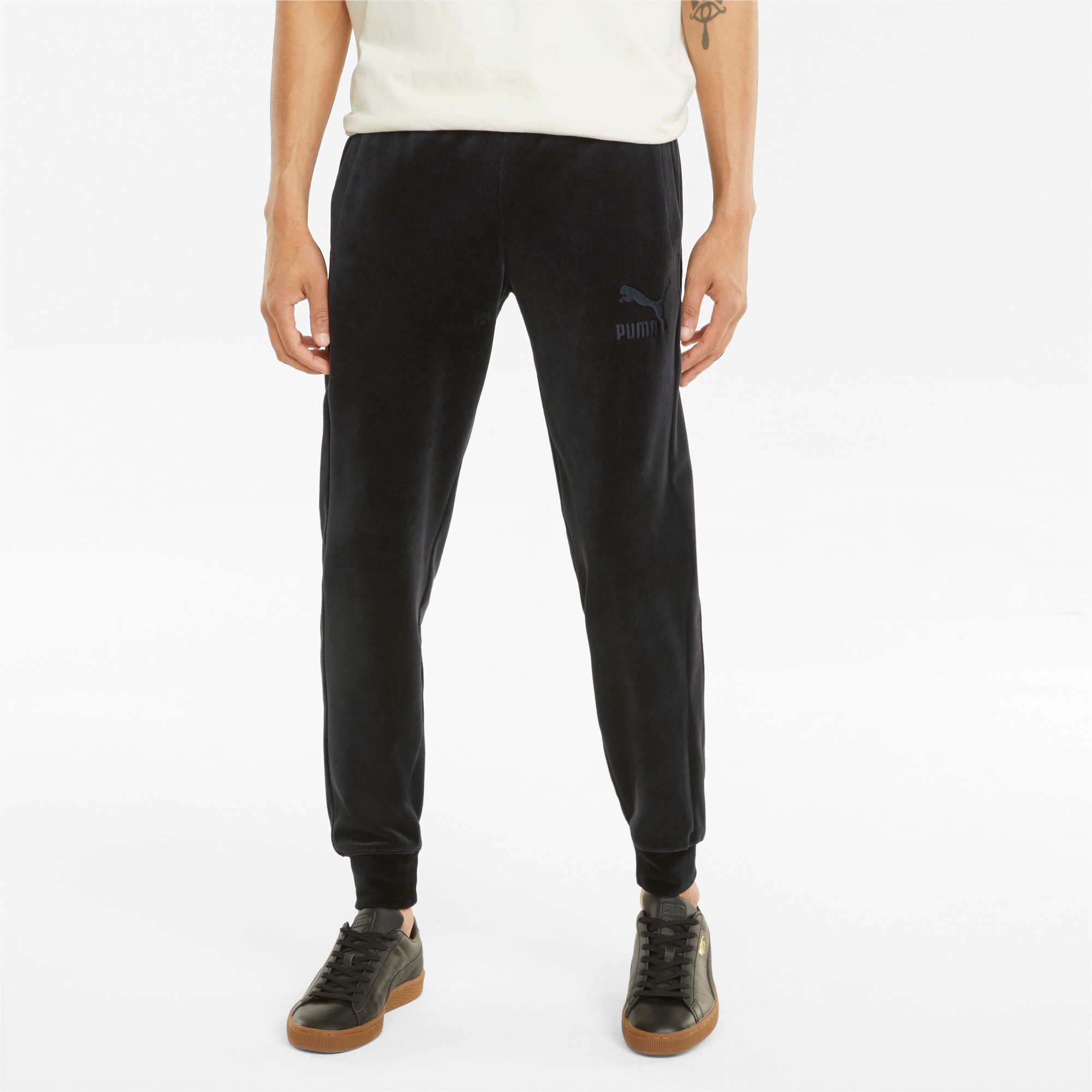 Iconic T7 Velour Men's Track Pants