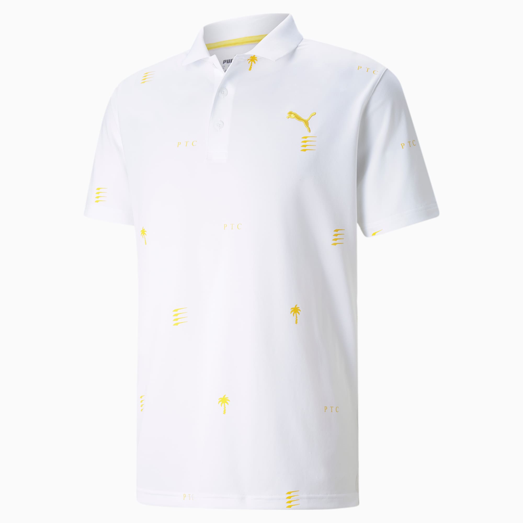 Polo de golf PUMA x PTC Edition homme, Blanc, Taille M, Vêtements