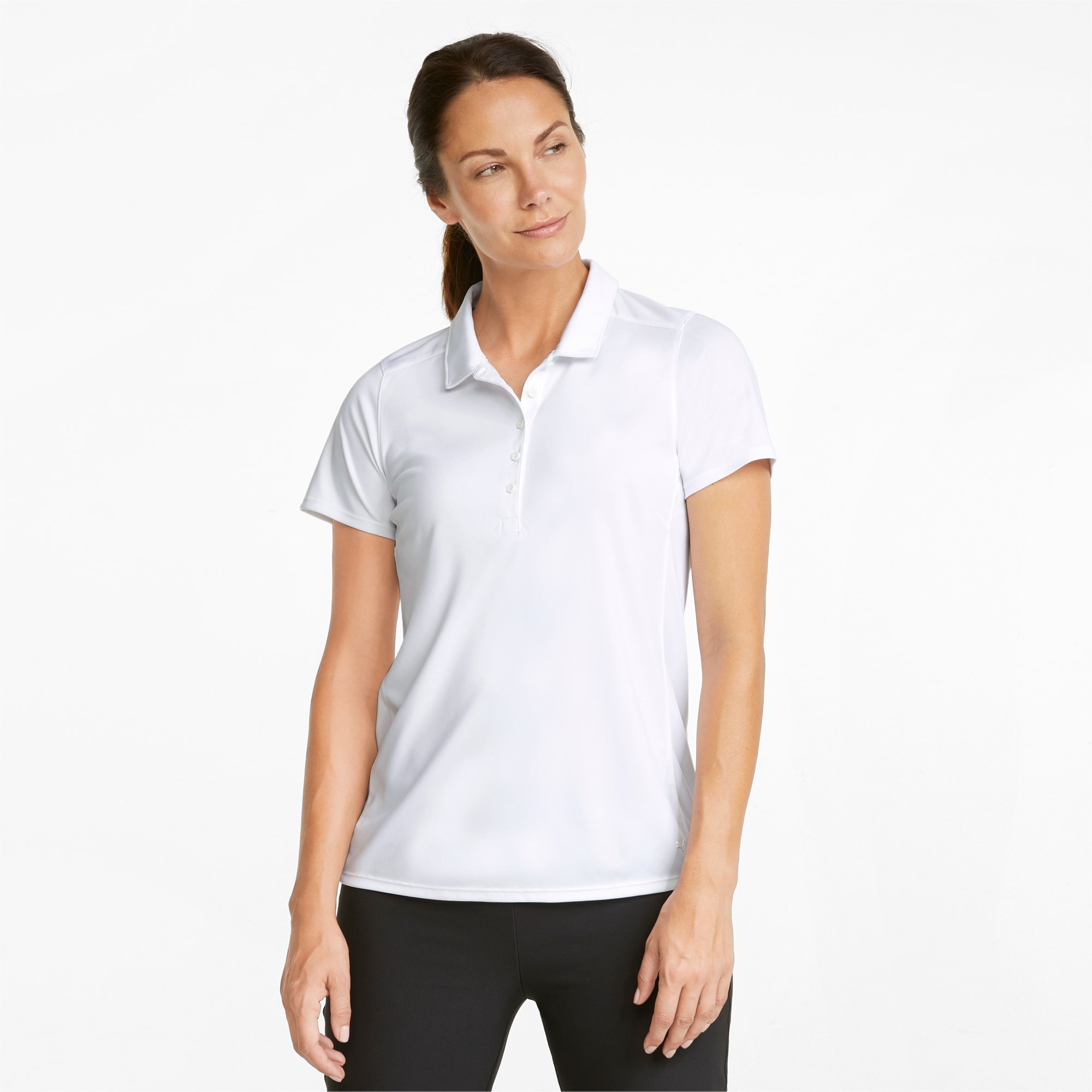 PUMA Gamer Golfpoloshirt Voor Dames, Wit
