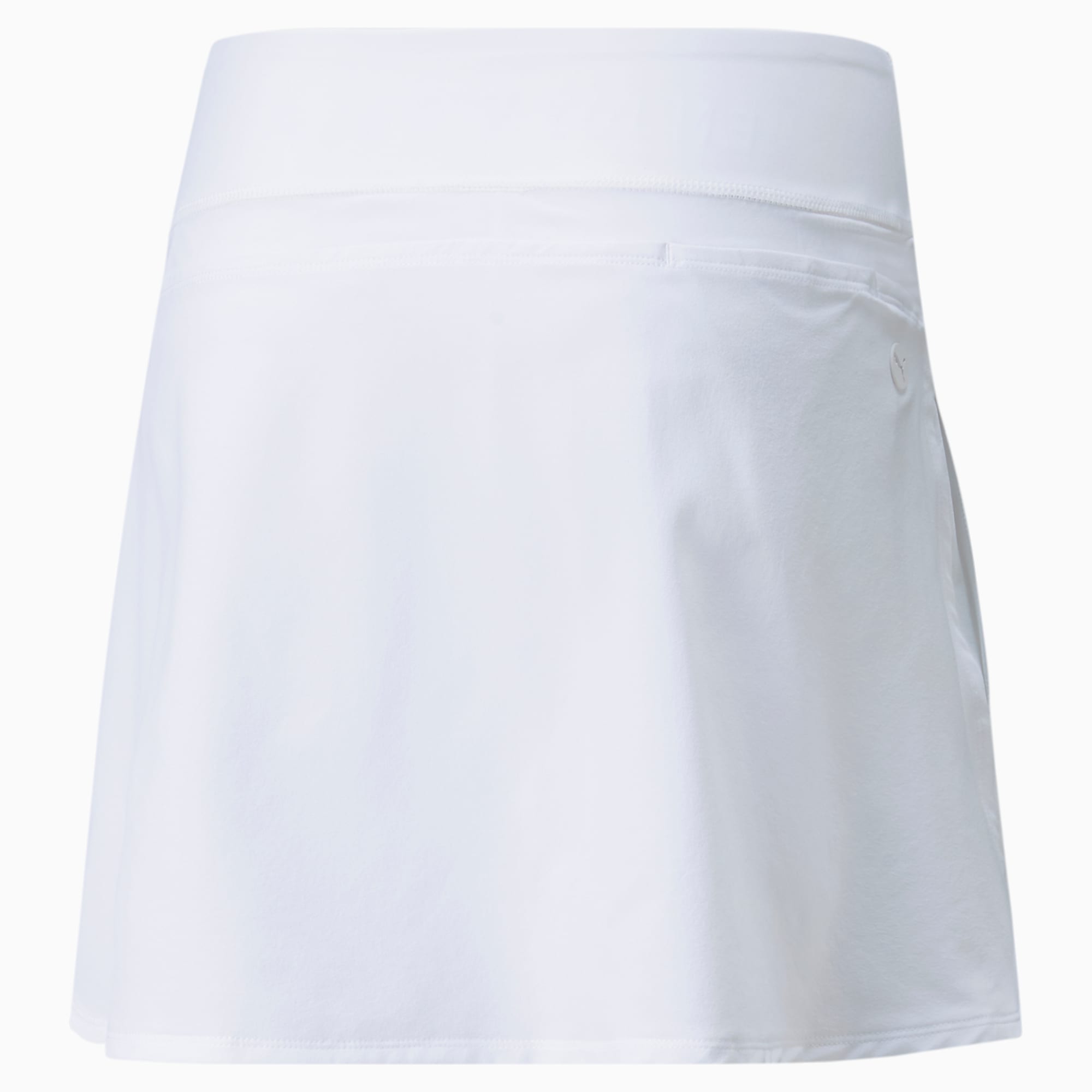 PUMA PWRSHAPE Solid Damen Golf Rock, Weiß, Größe: XS/L, Kleidung