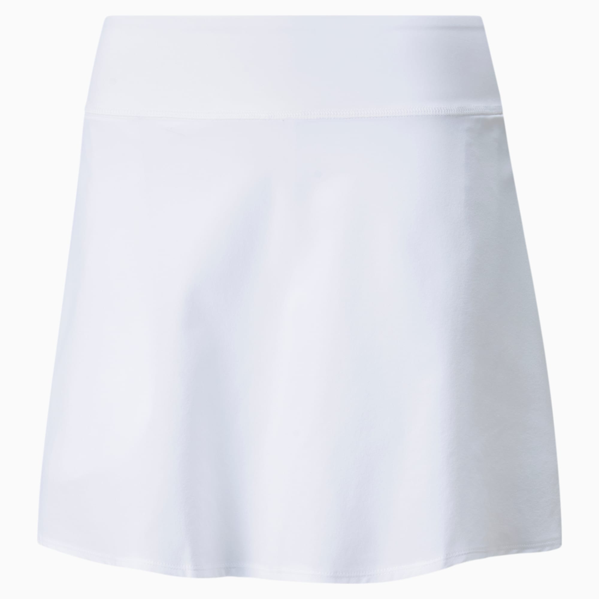 PUMA PWRSHAPE Solid Damen Golf Rock, Weiß, Größe: XXS/L, Kleidung
