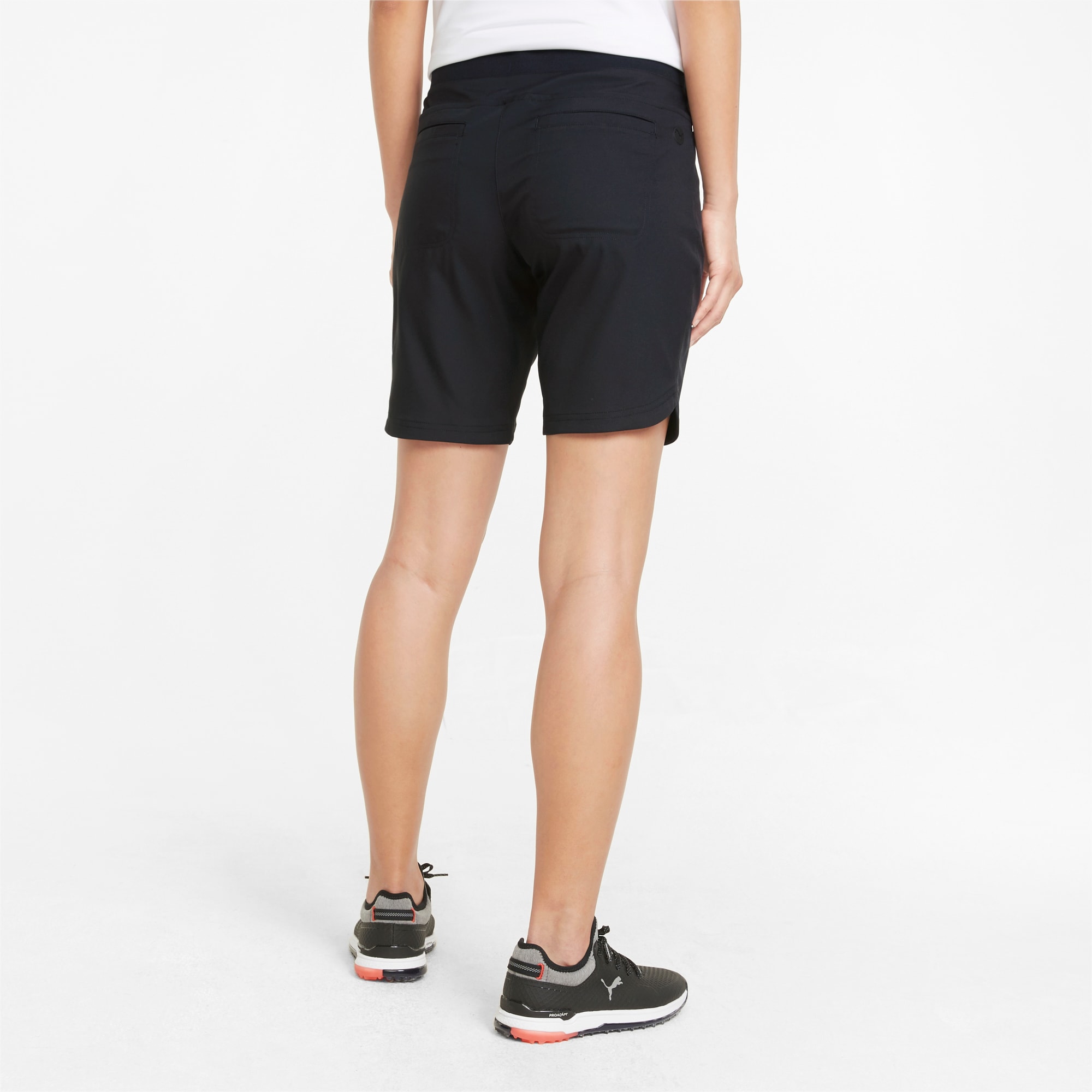 PUMA Bermudas Damen Golf Shorts, Schwarz, Größe: M, Kleidung