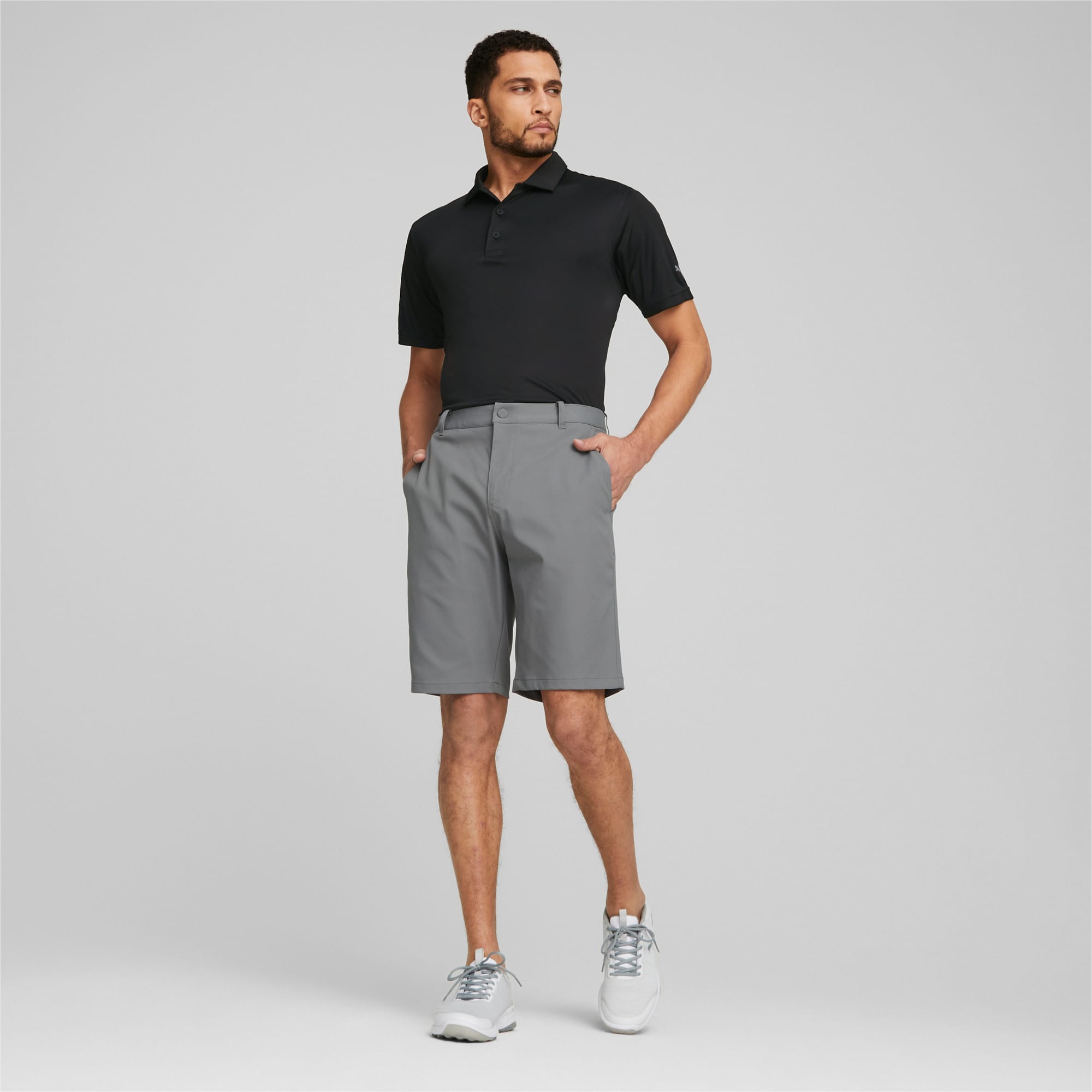 PUMA Shorts De Golf Dealer 10 Para Hombre, Gris