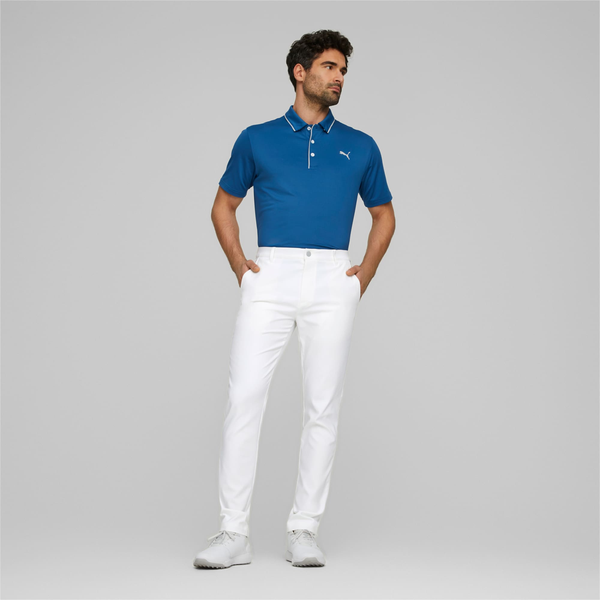 PUMA Dealer Tailored Golf Pants Men, White Glow