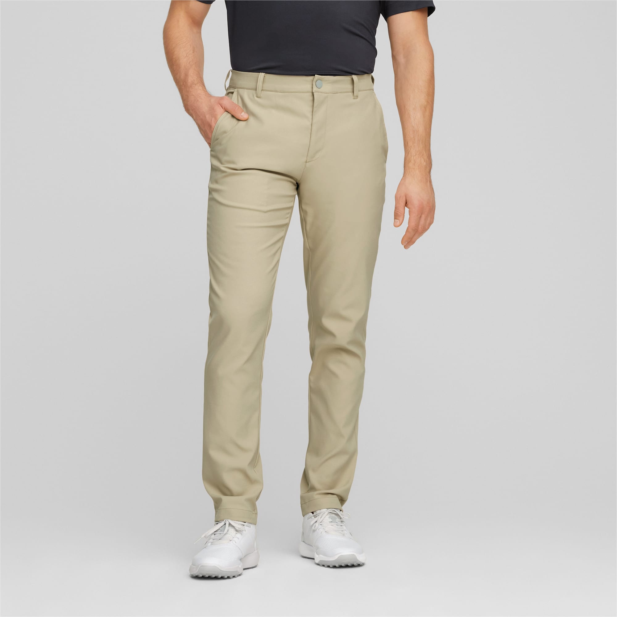 PUMA Dealer Tailored Golf Pants Men, Alabaster, Size 38/30, Clothing