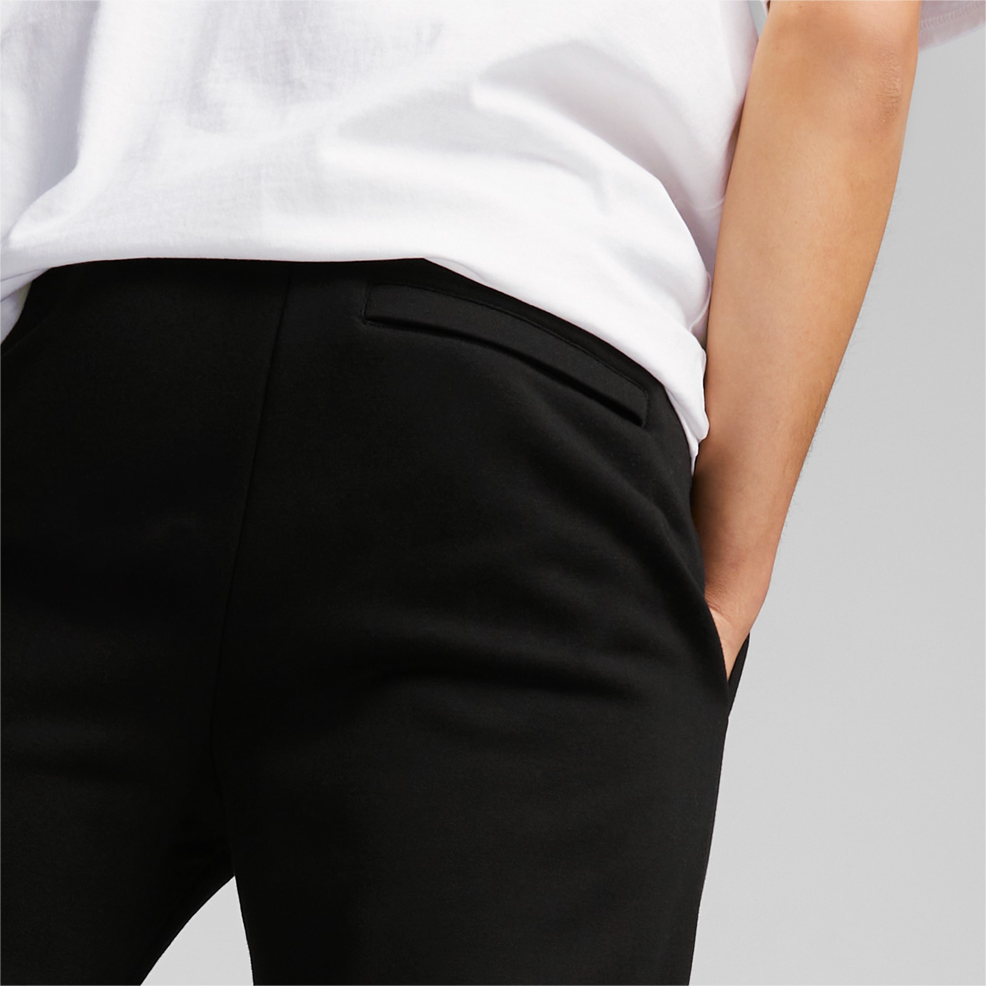 PUMA Pantalones De Chándal Clásicos Para Hombres, Negro