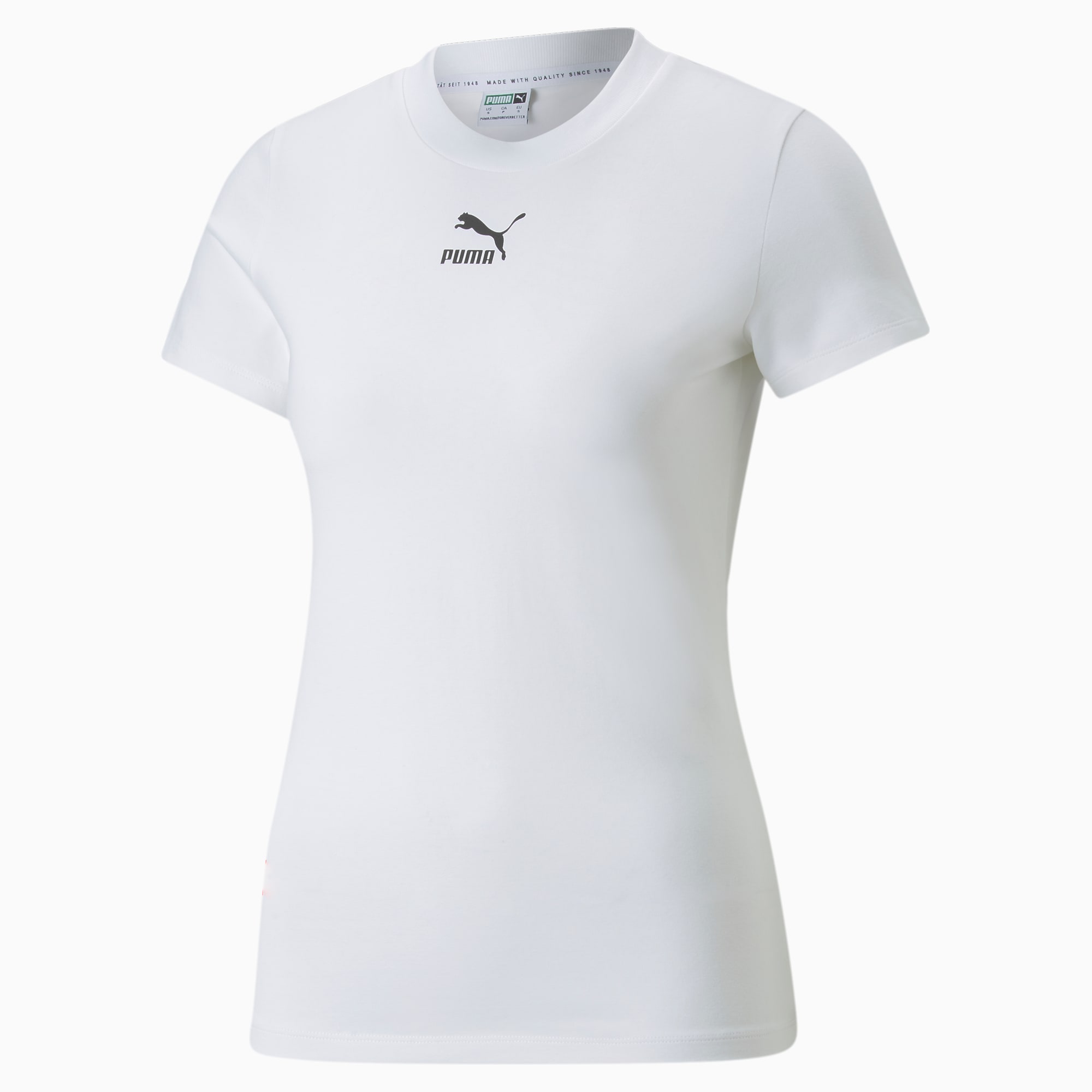 Classici T-Shirt Slim Da Donna, Bianco/Altro