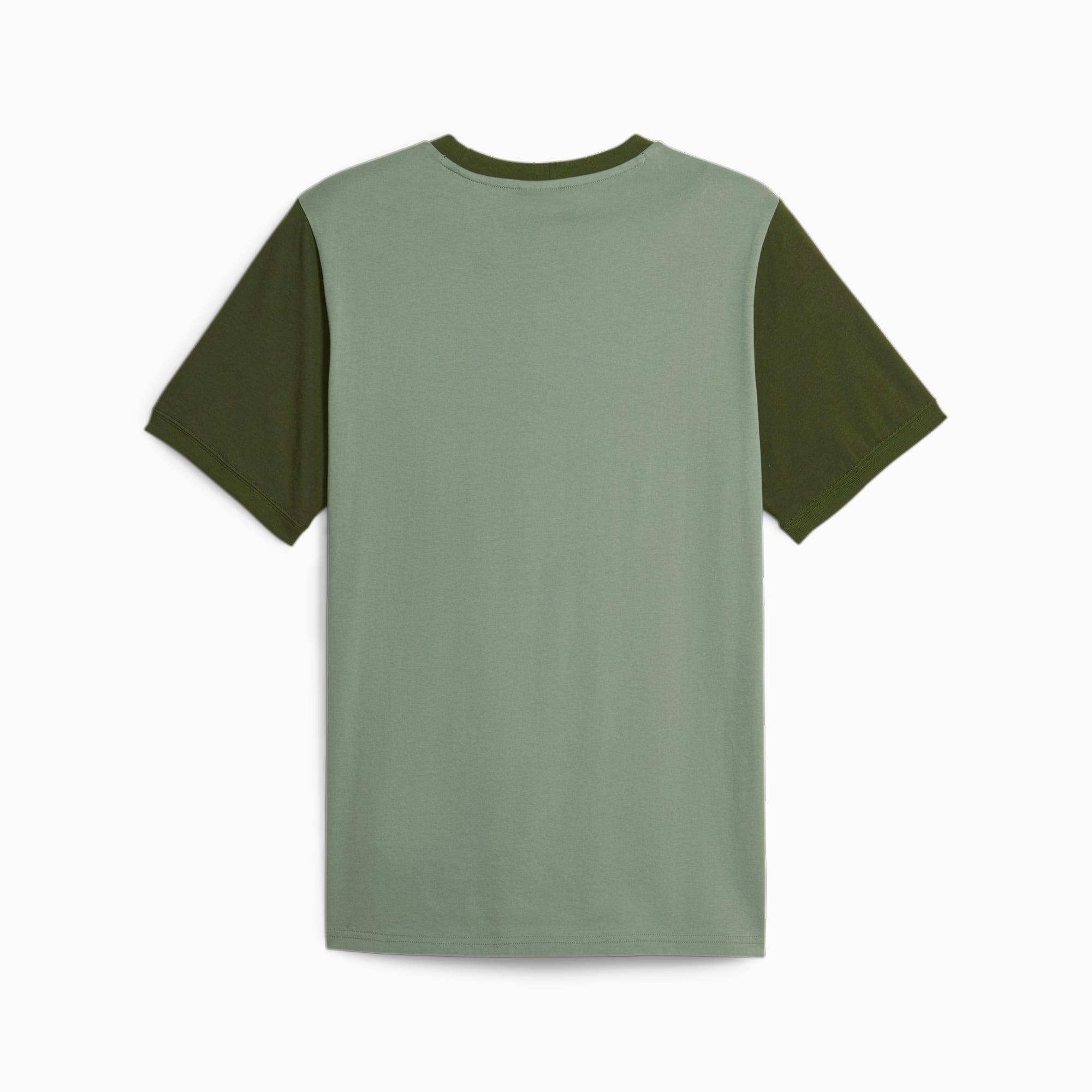 PUMA Classics Block T-Shirt Men, Eucalyptus/Myrtle, Size XS, Clothing