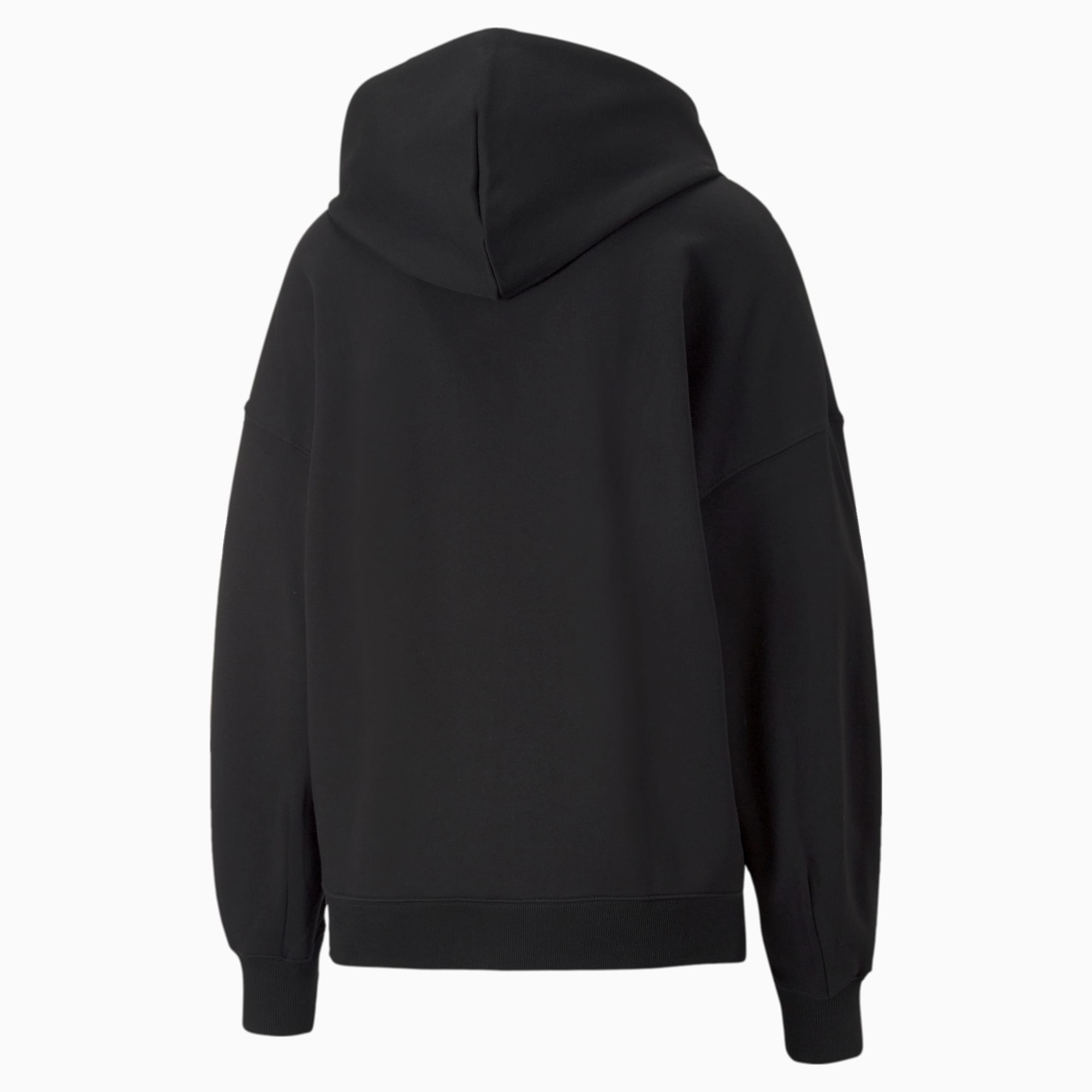 PUMA Classics oversized hoodie voor Dames, Zwart