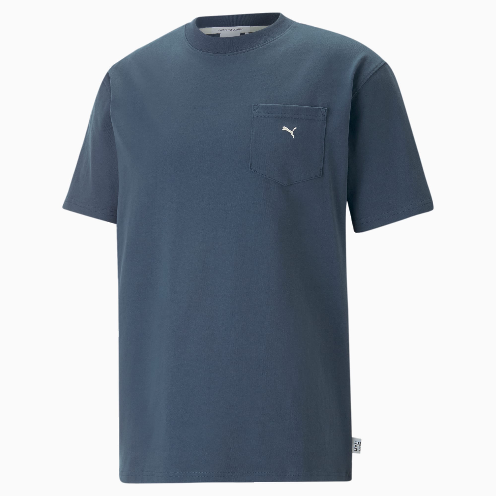 PUMA MMQ T-Shirt Mit Tasche Für Herren, Mehrfarbig, Größe: L, Kleidung