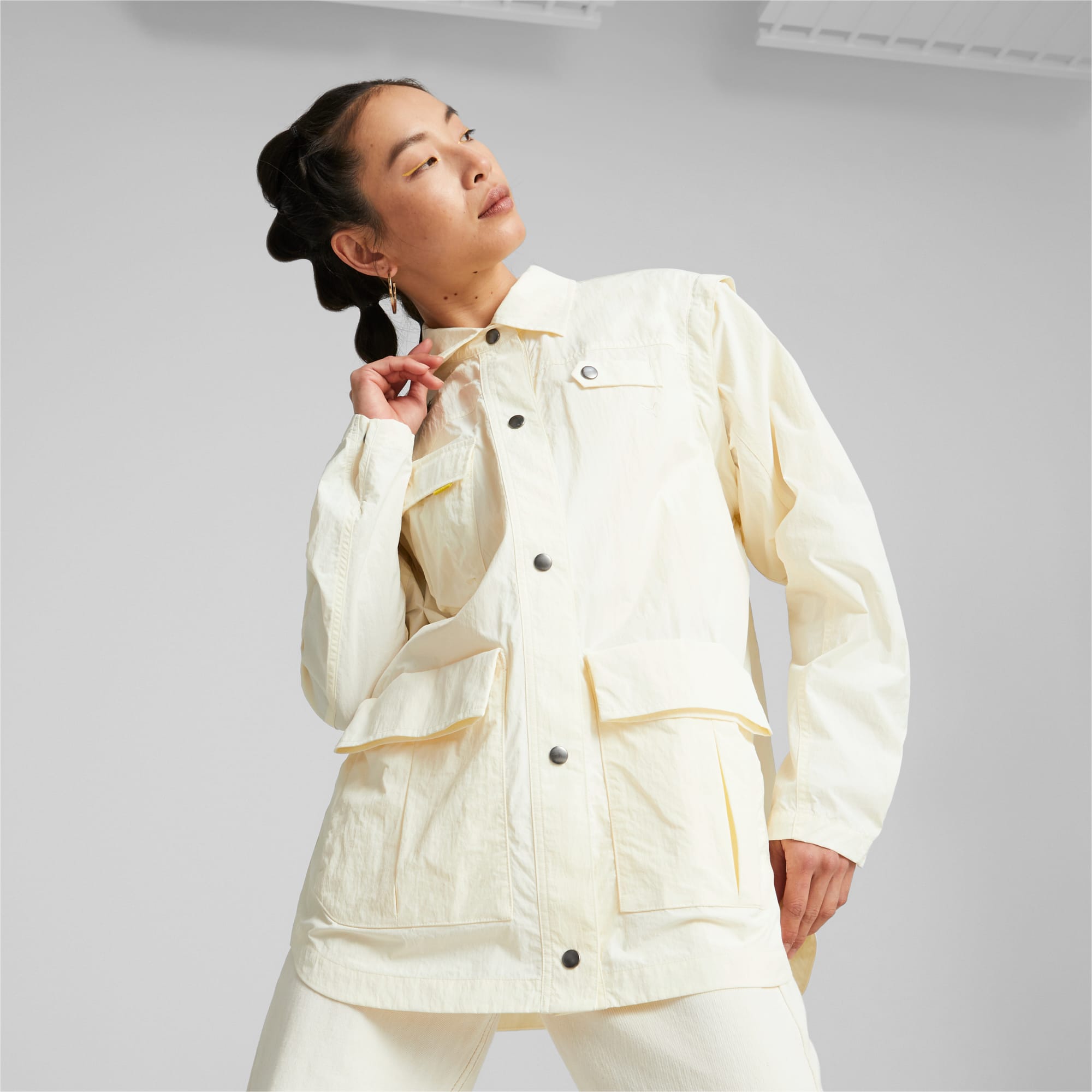 PUMA SUNPŌ Zip-Off Jacke Damen, Mehrfarbig, Größe: XL, Kleidung