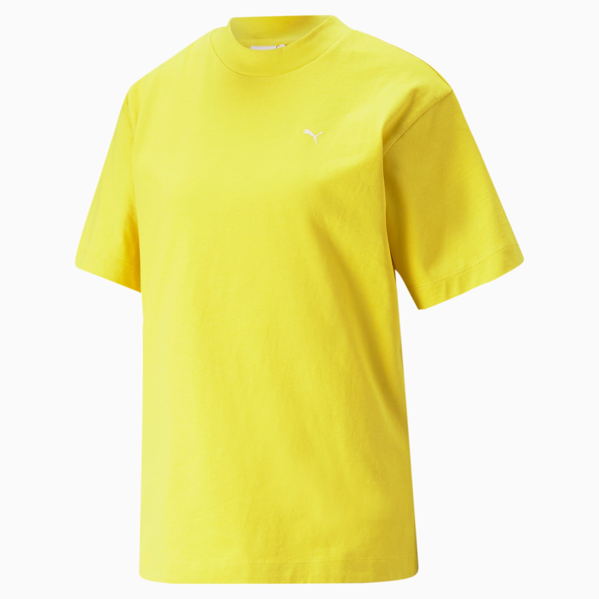 PUMA YONA T-shirt Met Opstaande Kraag Voor Dames, Fresh Pear