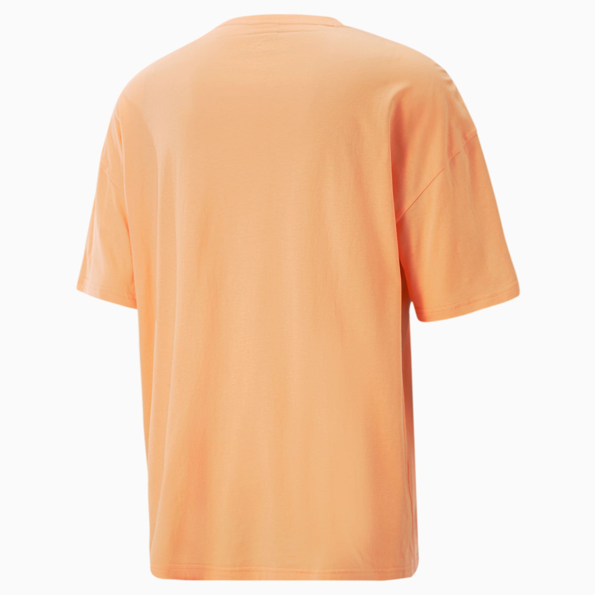 PUMA Classics oversized T-shirt voor Heren, Roze/Oranje
