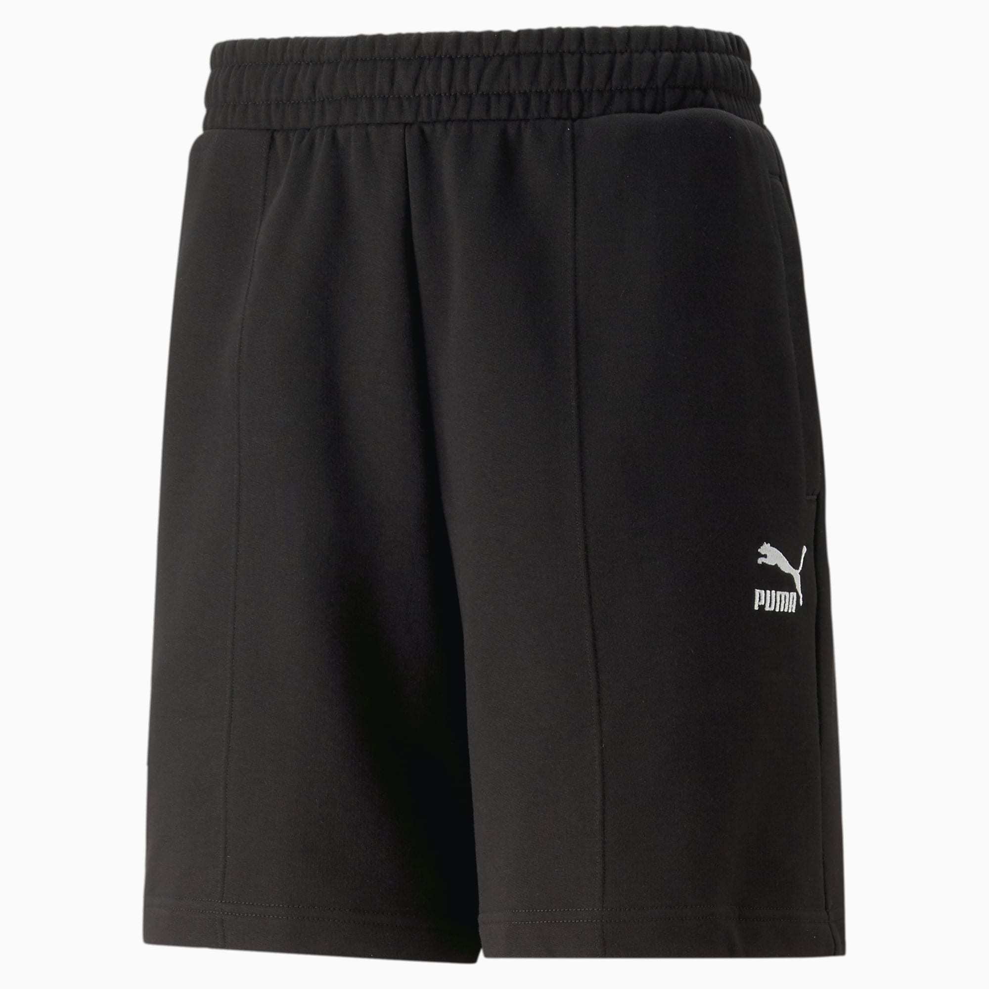 PUMA Classics Pintuck 8 Shorts Men, Black, Size XS, Clothing
