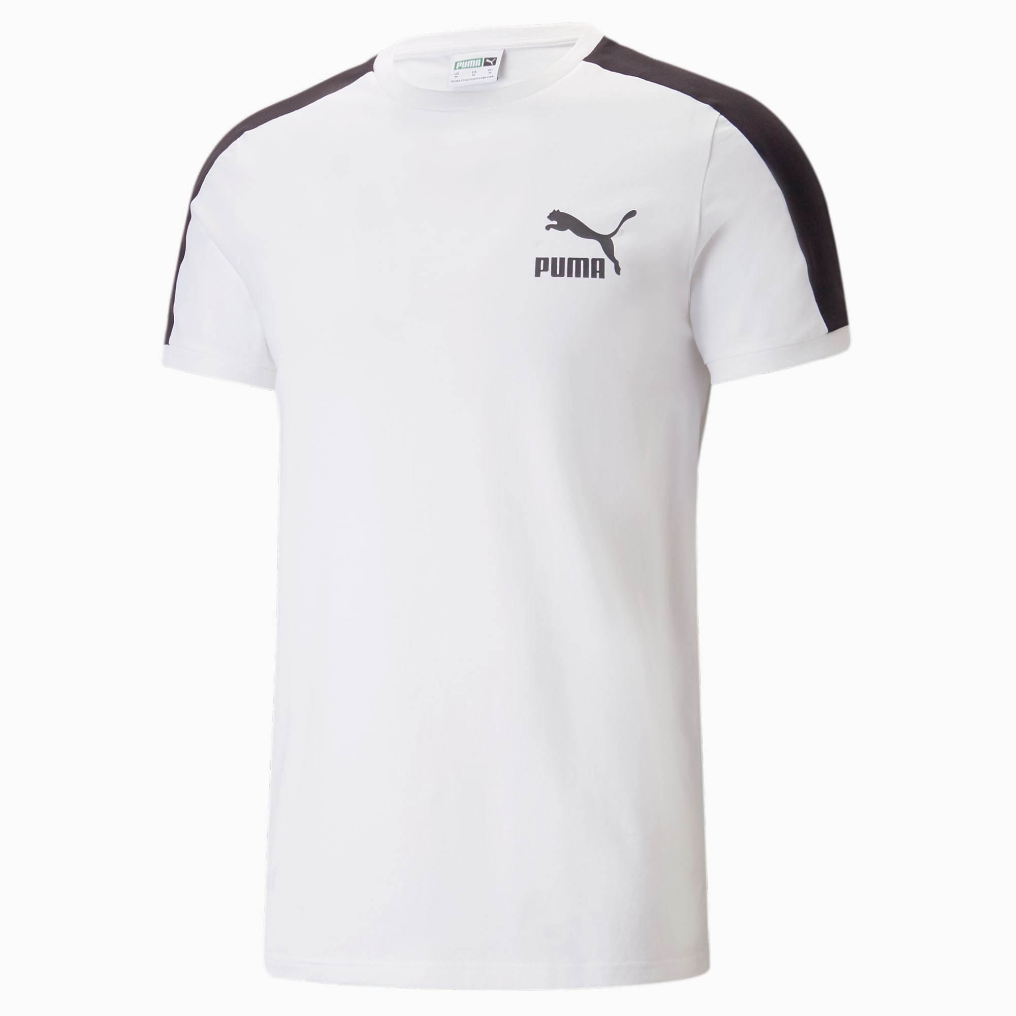 PUMA T7 Iconic T-shirt Voor Heren, Wit