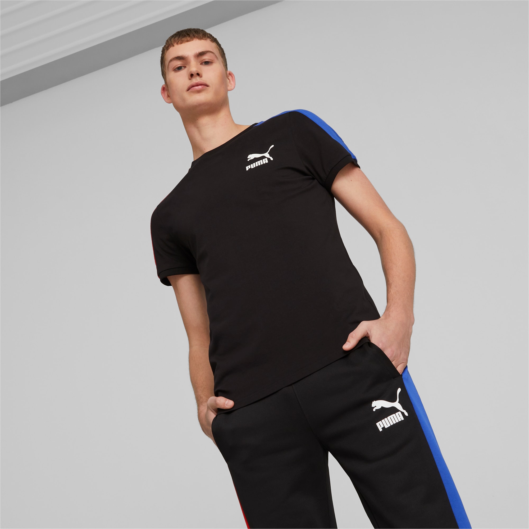 PUMA T7 Iconic T-Shirt Men, Royal Blue, Size XS, Clothing