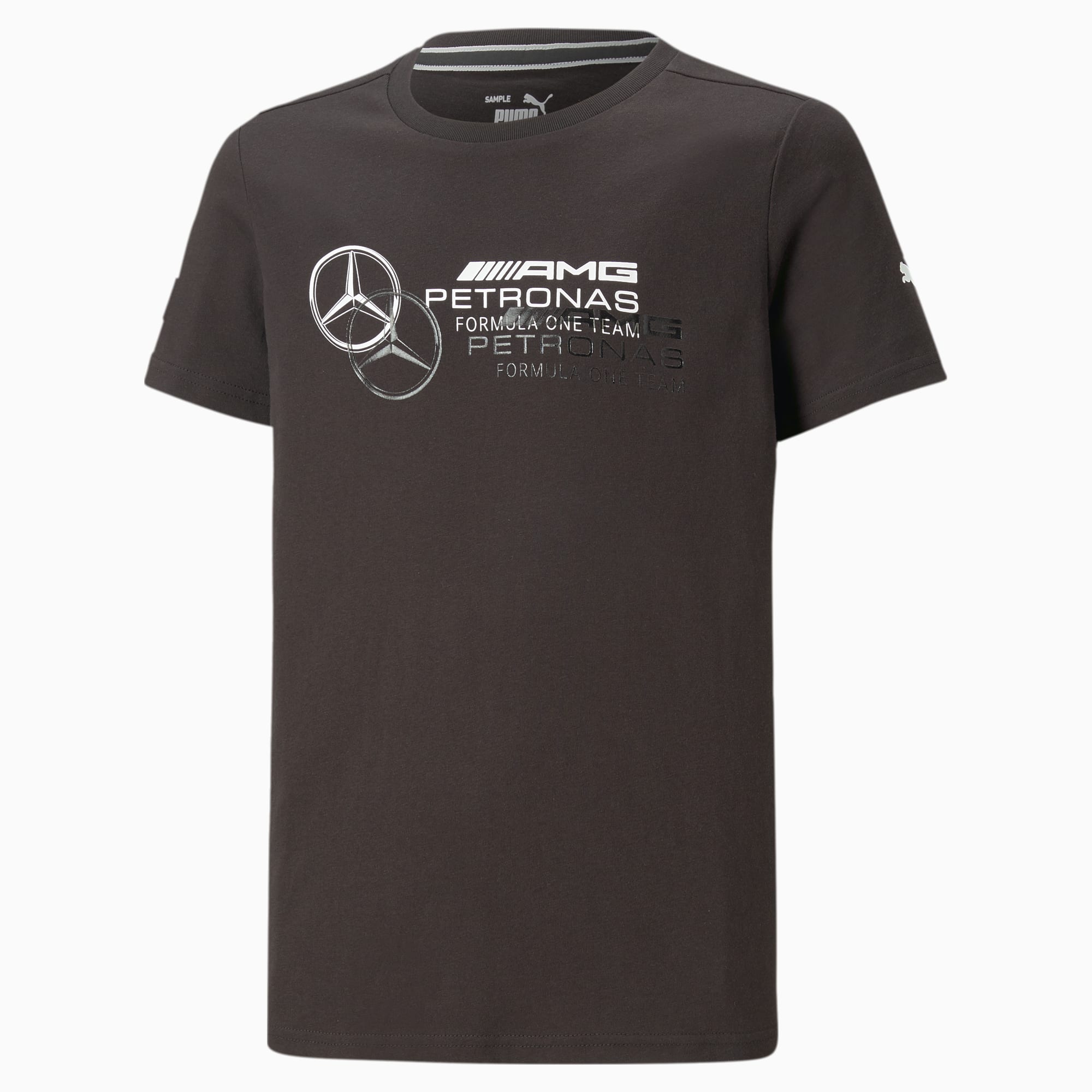 T-Shirt Con Logo Mercedes-AMG Petronas Motorsport Formula One Da Ragazzo, Nero/Altro