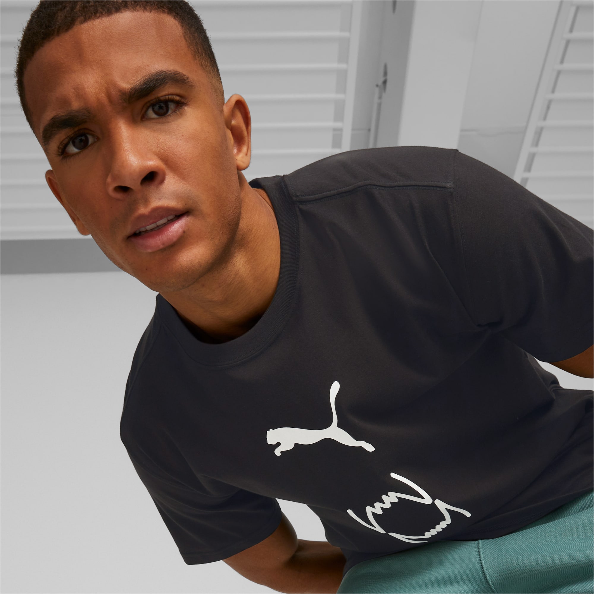 PUMA Franchise Core Basketball-T-Shirt Herren, Schwarz, Größe: 3XL, Kleidung