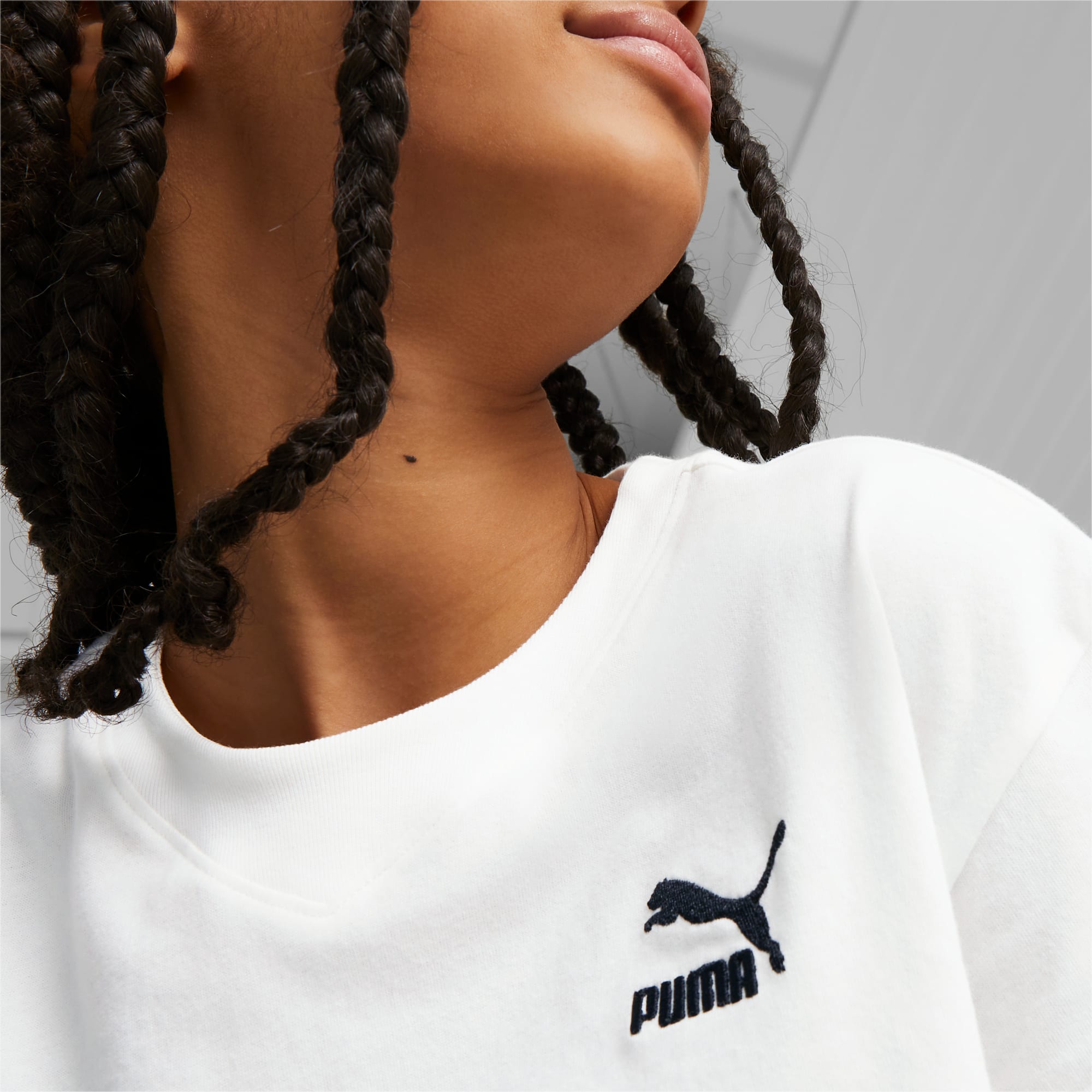 PUMA Classics T-shirt, Wit