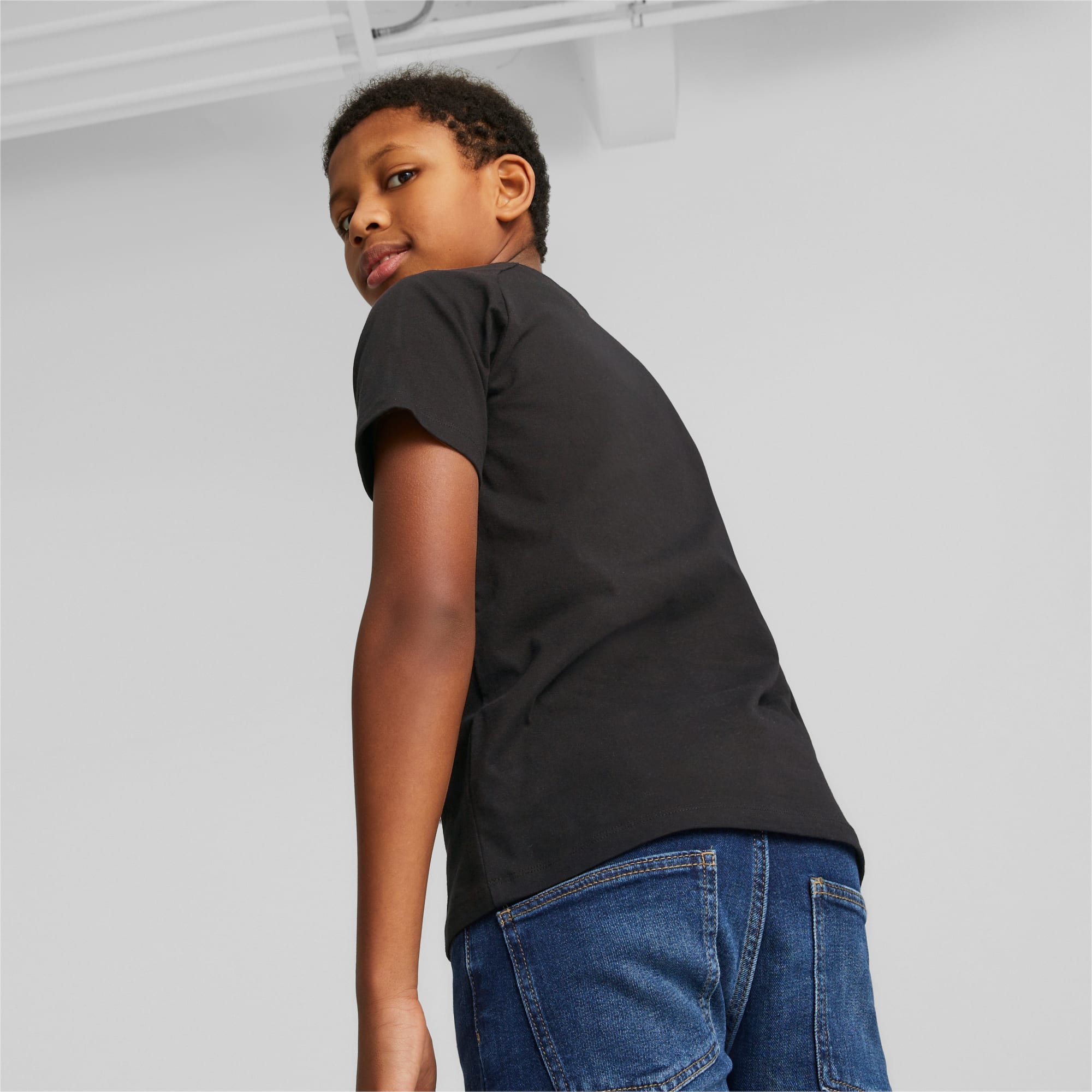 PUMA X MIRACULOUS T-Shirt Teenager Für Kinder, Schwarz, Größe: 164, Kleidung