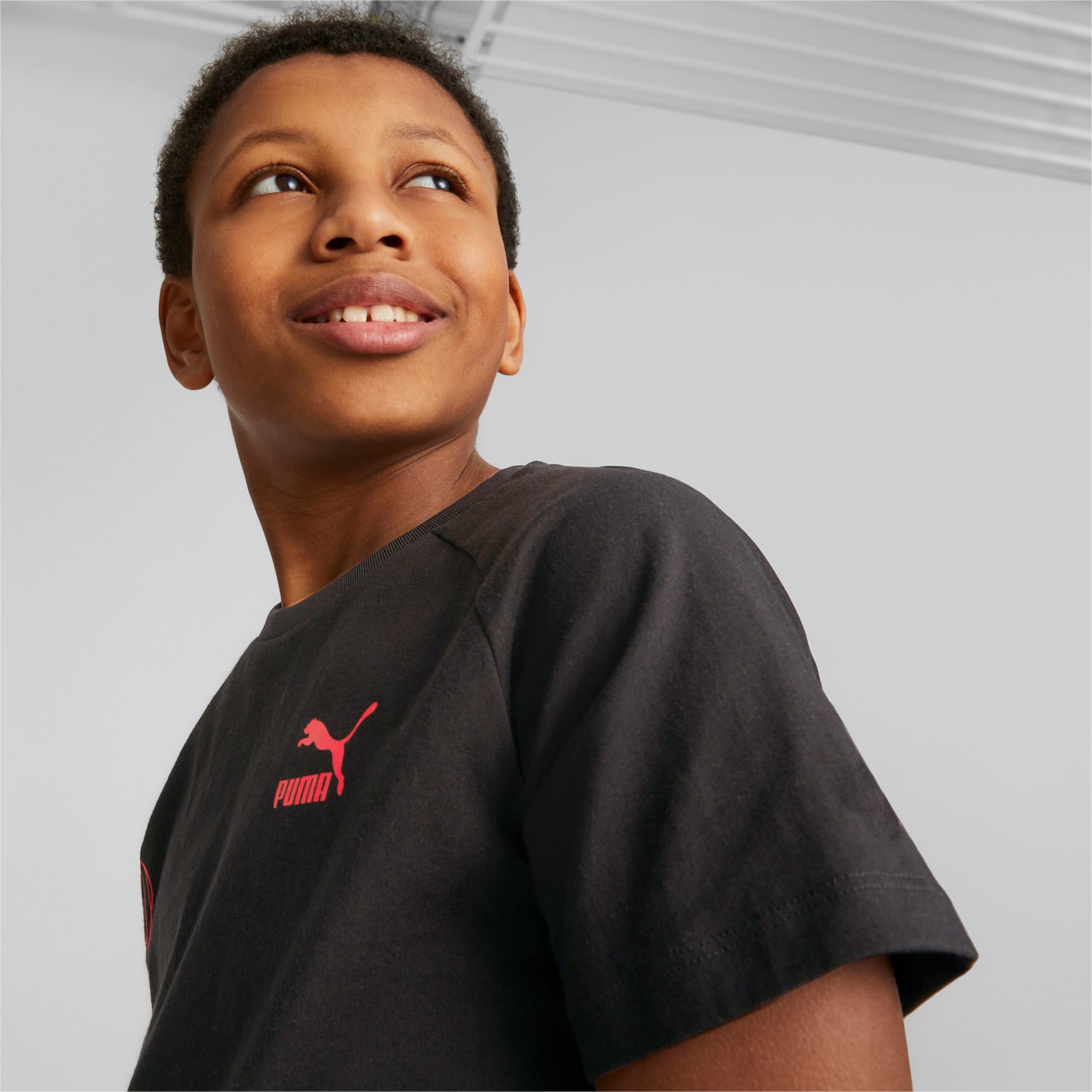 PUMA X MIRACULOUS T-Shirt Teenager Für Kinder, Schwarz, Größe: 152, Kleidung