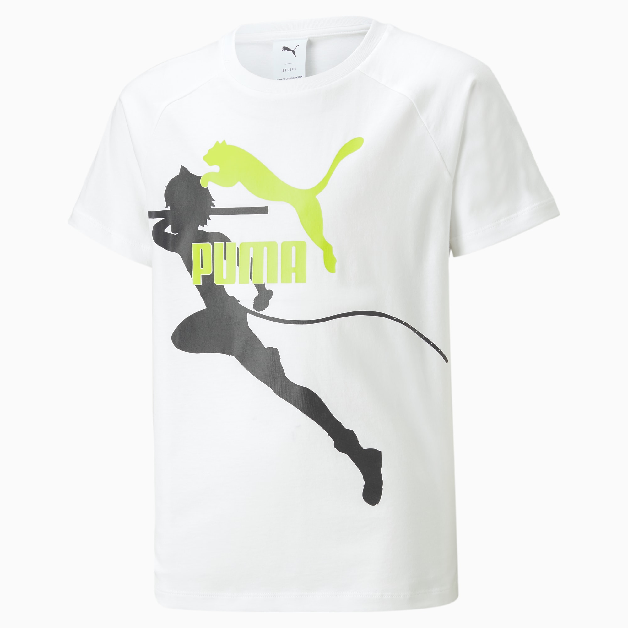 PUMA X MIRACULOUS T-Shirt Teenager Für Kinder, Weiß, Größe: 152, Kleidung