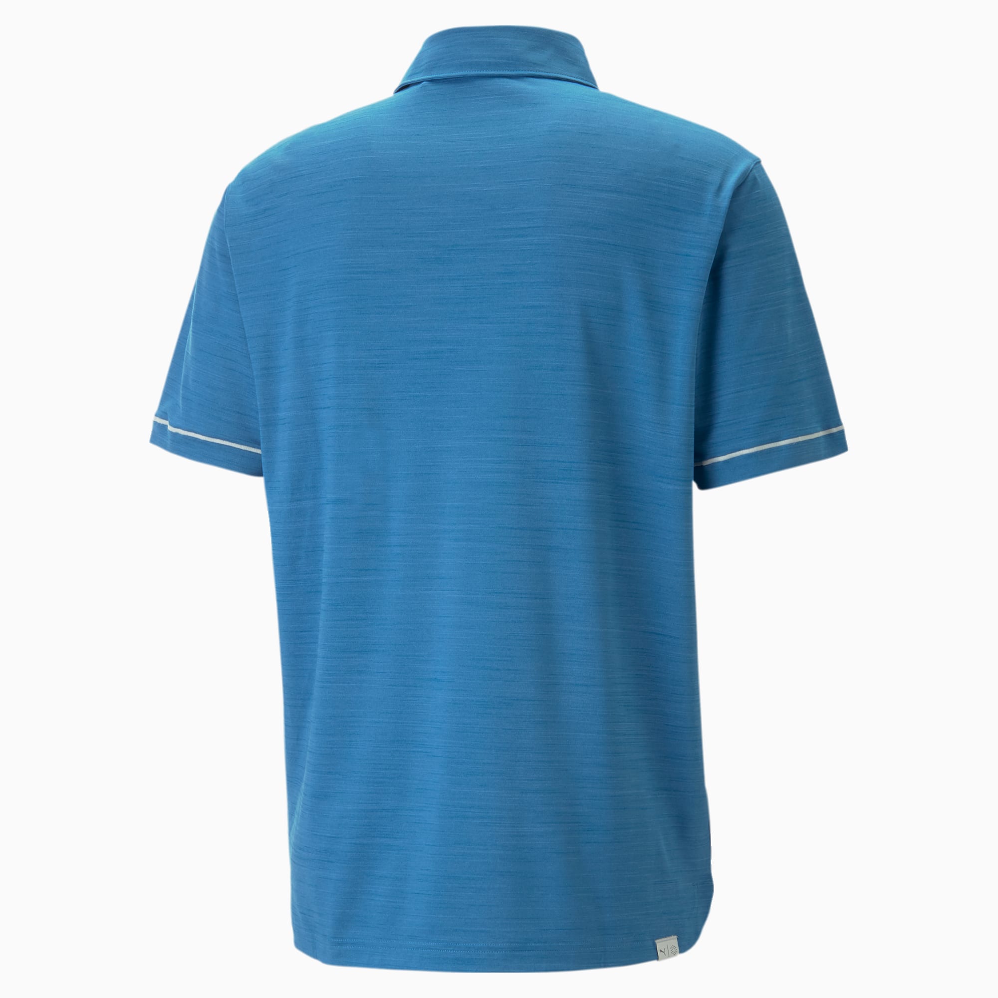 PUMA Cloudspun Haystack golfpoloshirt voor Heren, Blauw/Grijs
