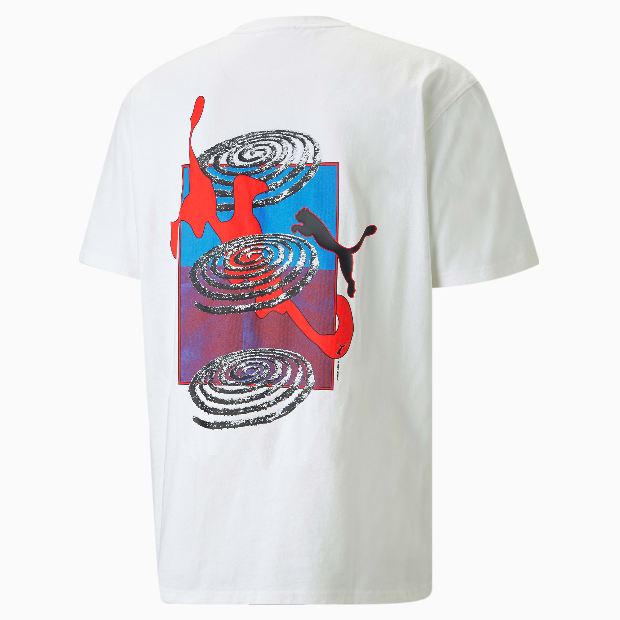 T-Shirt à Imprimés PUMA X PERKS AND MINI Pour Homme, Blanc