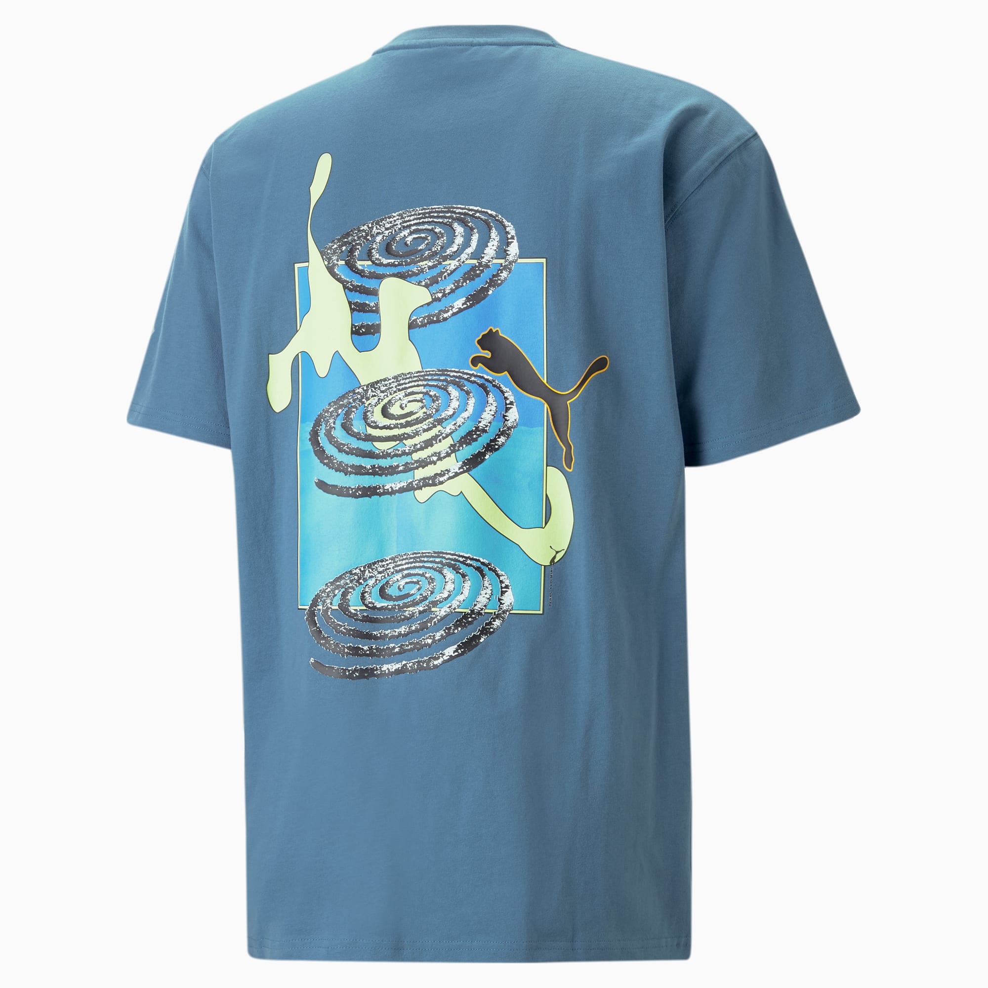 Puma x Perks and Mini Swirl T-Shirt - Blue, Blue