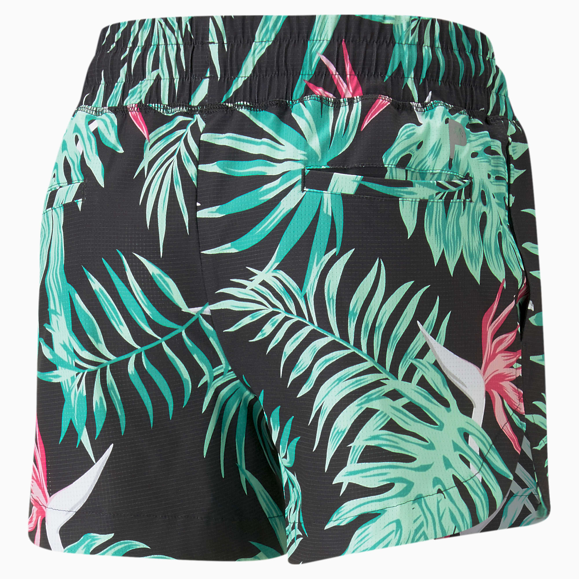 PUMA X Palm Tree Crew Paradise Golf-Shorts Damen, Schwarz, Größe: S, Kleidung