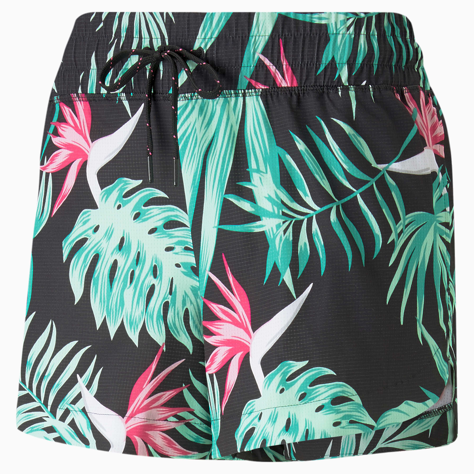 PUMA X Palm Tree Crew Paradise Golf-Shorts Damen, Schwarz, Größe: S, Kleidung