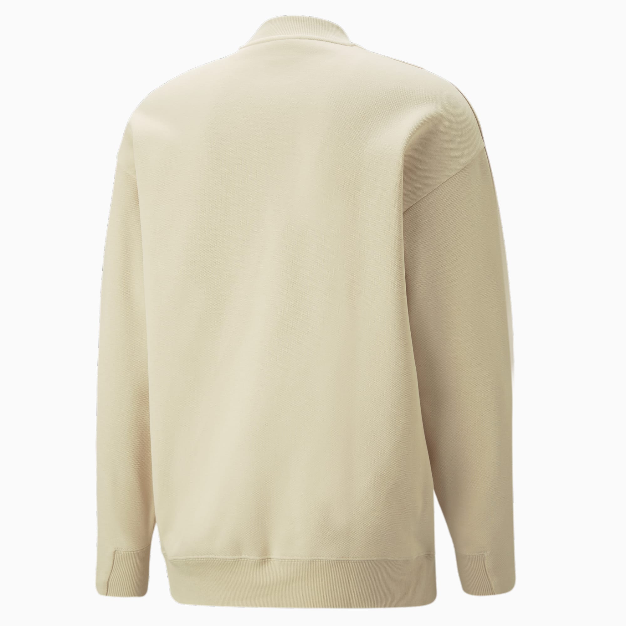 PUMA T7 Mock Neck Crew voor Heren, Granola