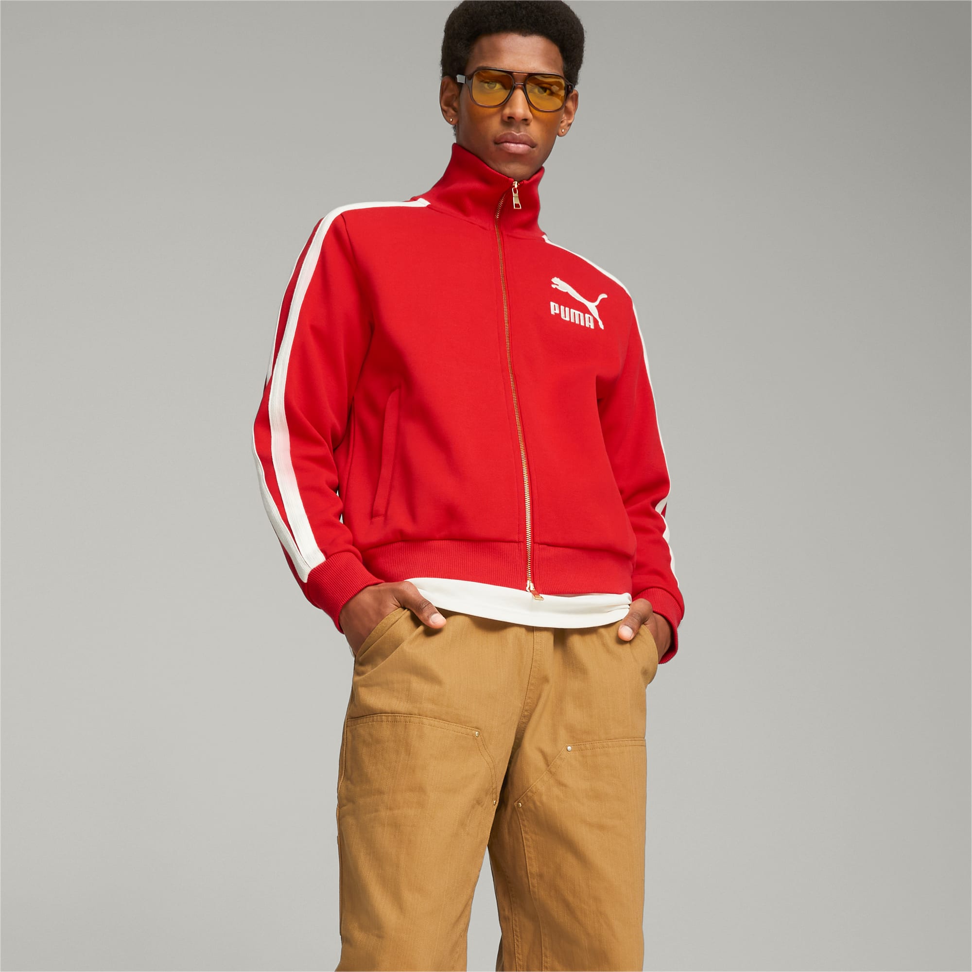 PUMA X Rhuigi T7 Track Top Men's Jacket, For All Time Red, Size XS, Clothing