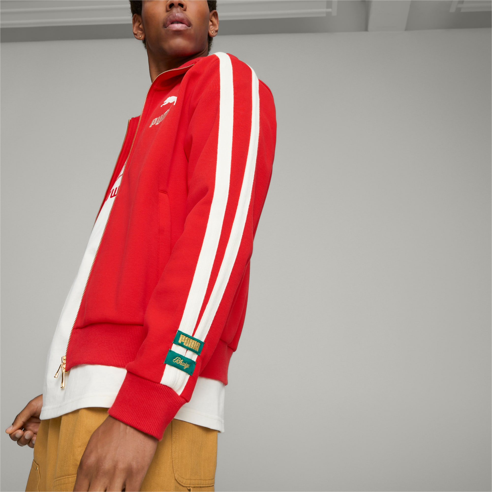 PUMA X Rhuigi T7 Track Top Men's Jacket, For All Time Red, Size XS, Clothing