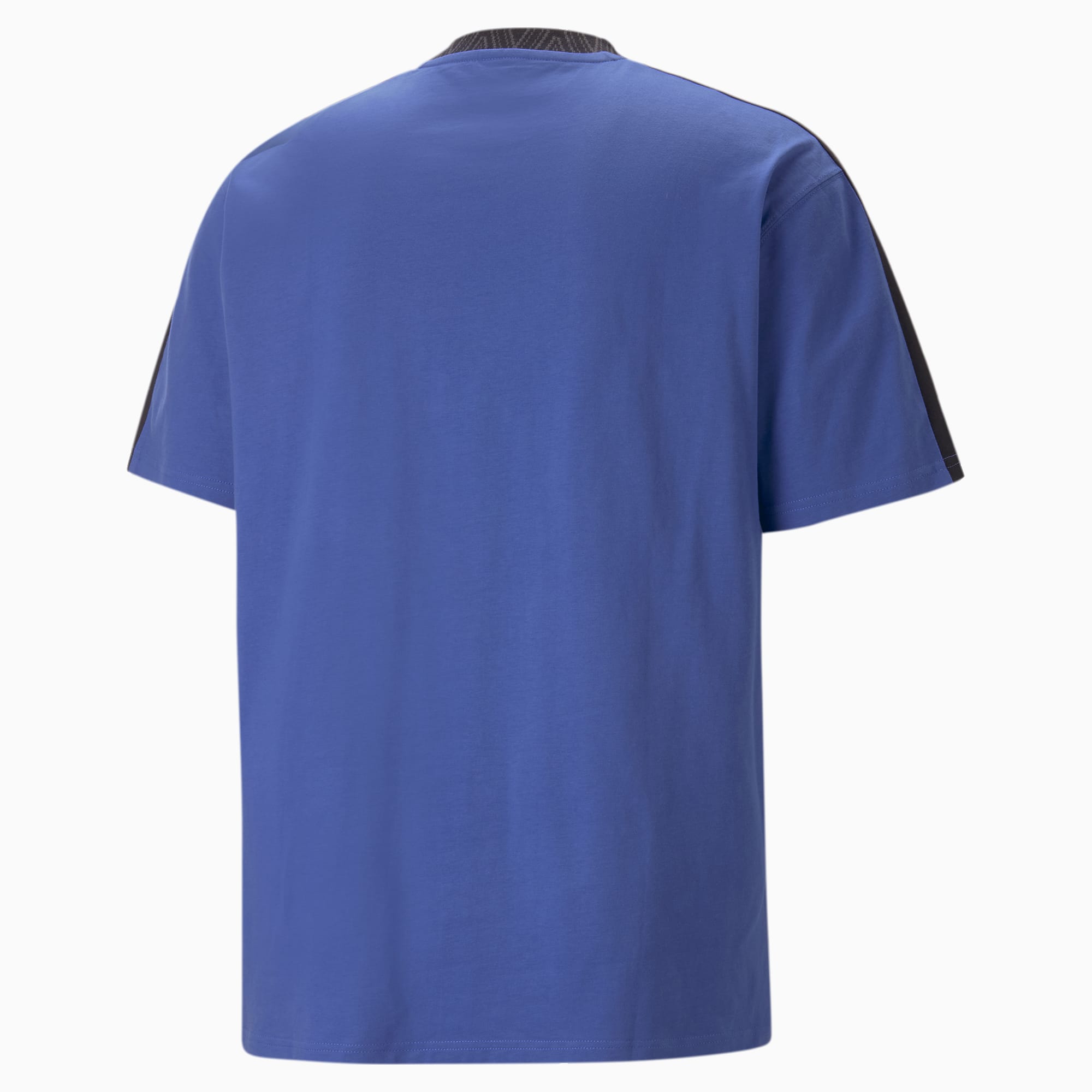 PUMA T7 Trend 7Etter T-Shirt Men, Royal Blue, Size XS, Clothing