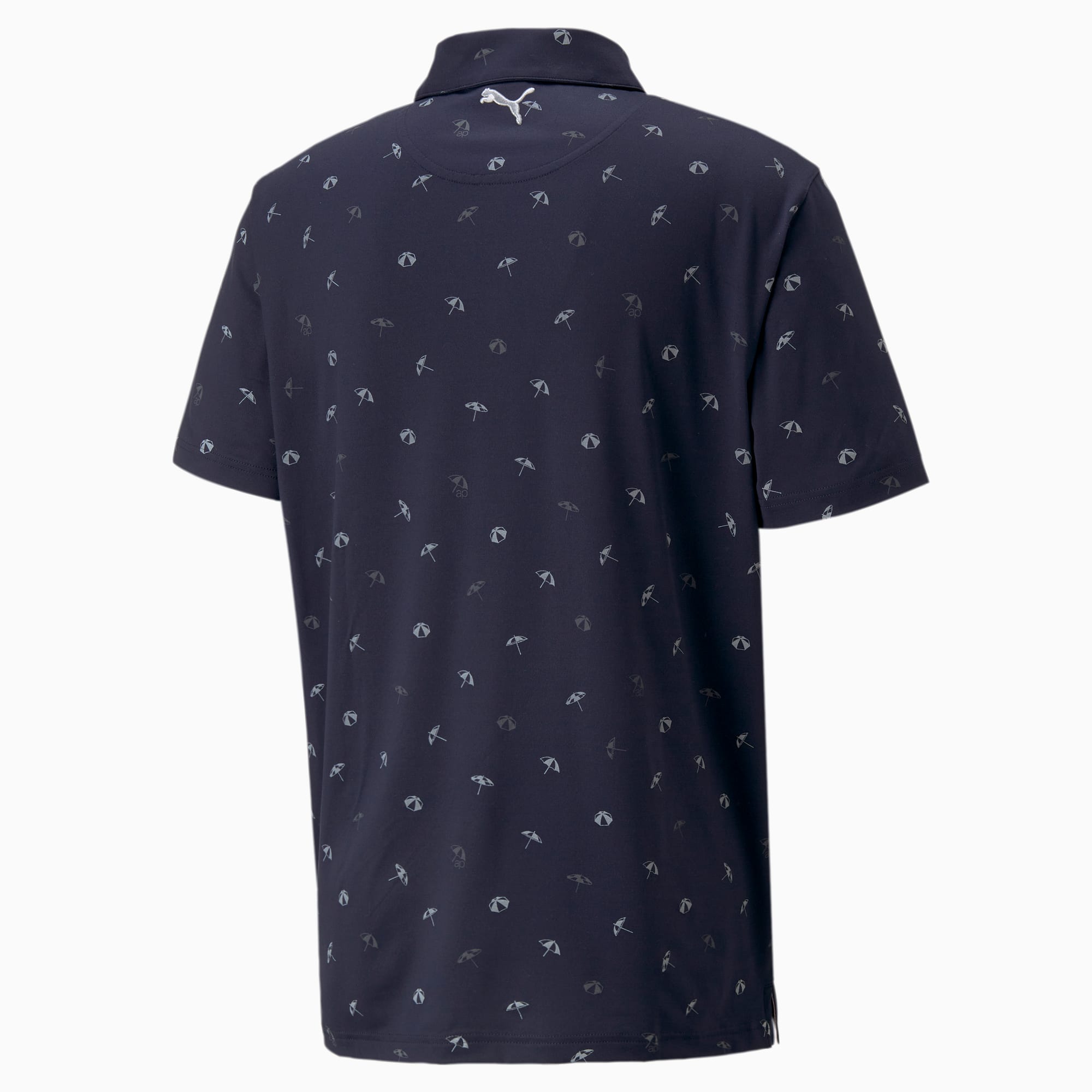 PUMA x Arnold Palmer CLOUDSPUN paraplu poloshirt voor Heren, Blauw/Grijs