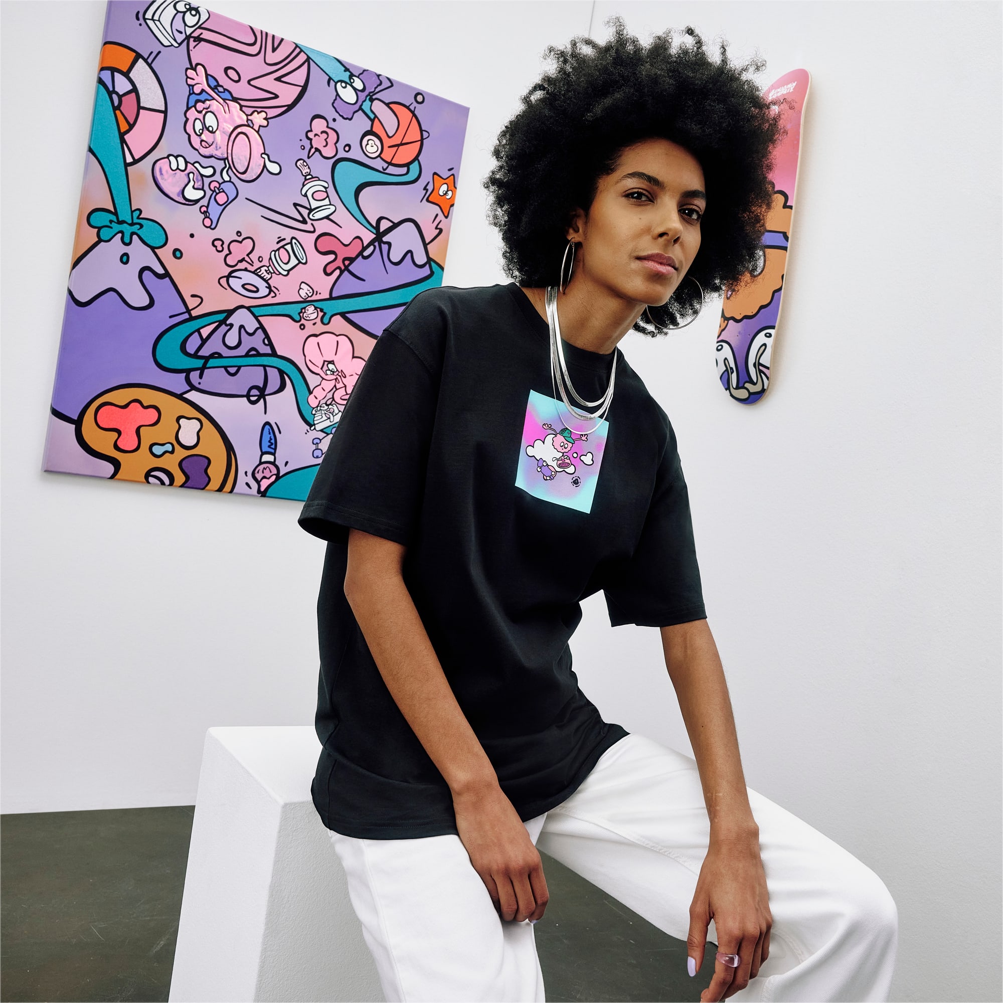 PUMA x 8ENJAMIN T-shirt voor Heren, Zwart