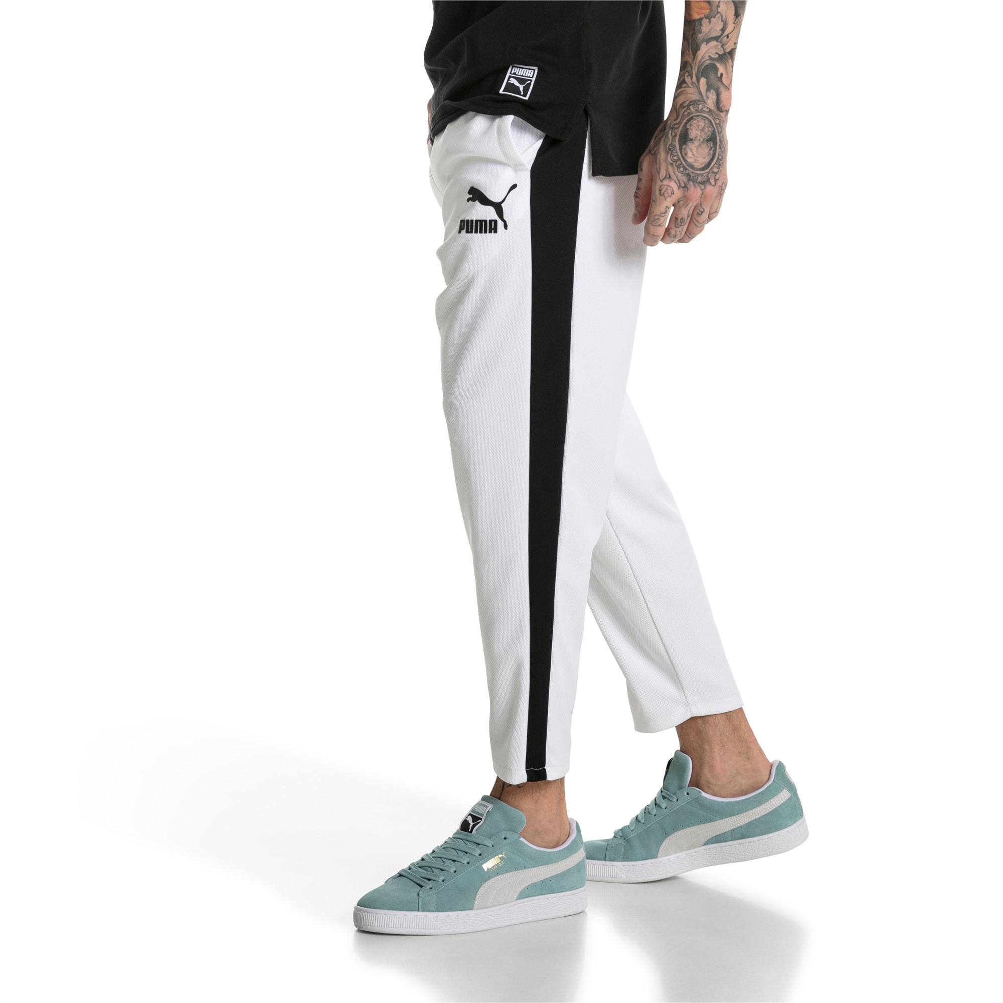 PUMA Pantalon Archive T7 Summer pour Homme, Blanc, Taille XS, Vêtements