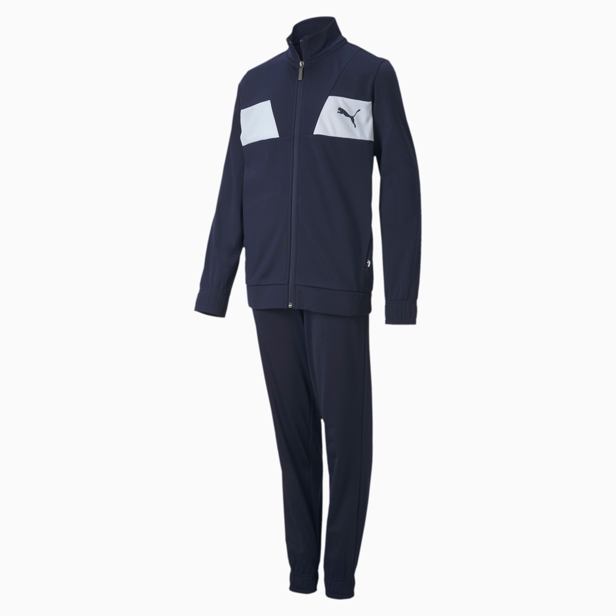 Image of PUMA Polyester Jugend Trainingsanzug Für Kinder | Mit Aucun | Blau | Größe: 104