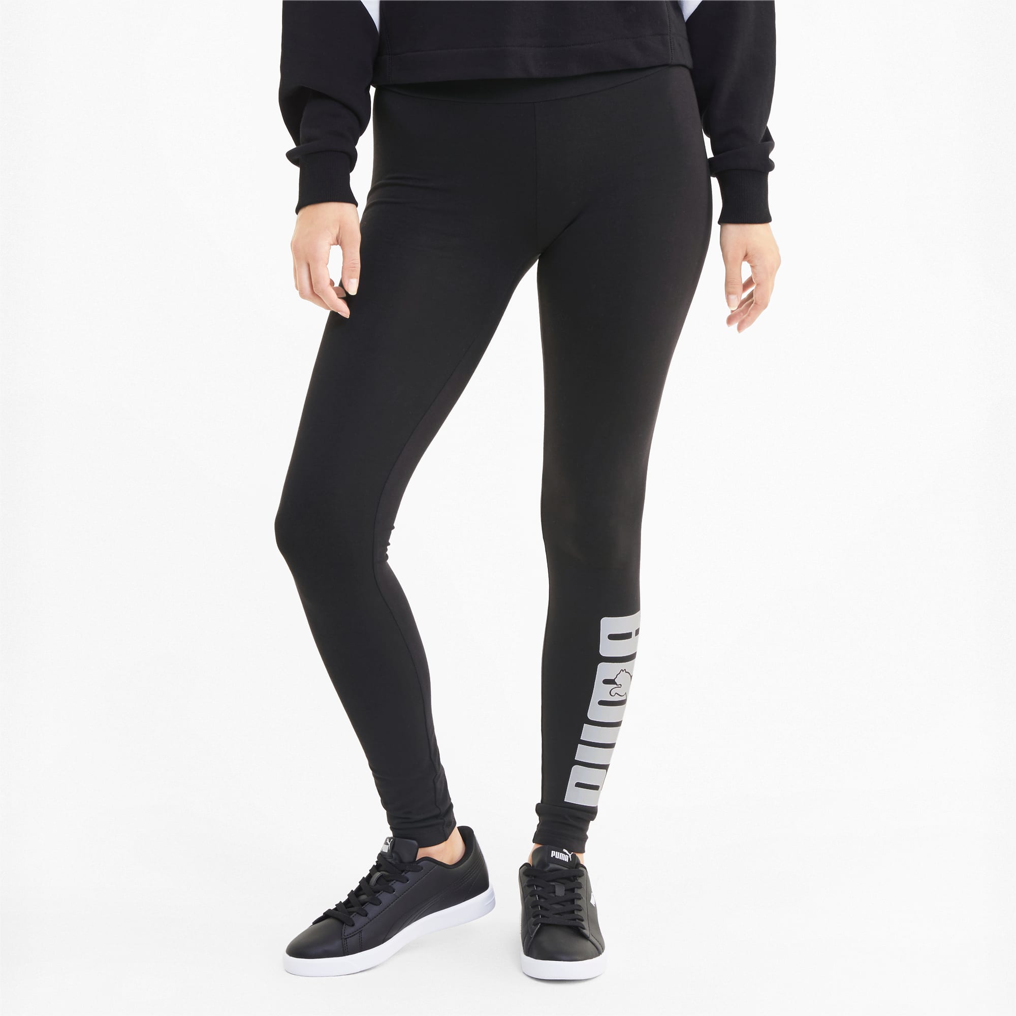 PUMA Legging Rebel Graphic femme, Noir, Taille S, Vêtements