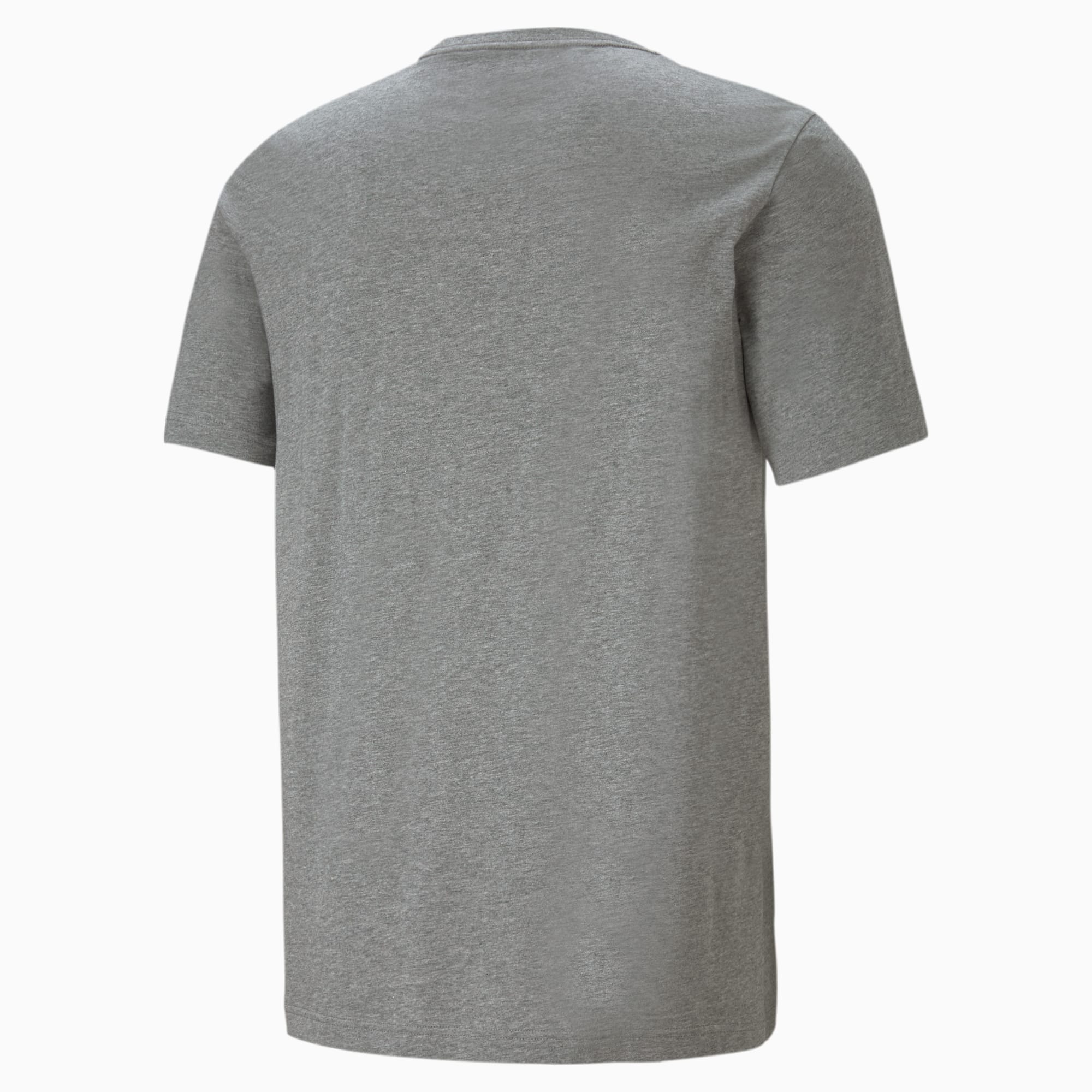 PUMA Essentials Logo Men's T-Shirt, Medium Grey Heather, Size XS, Clothing