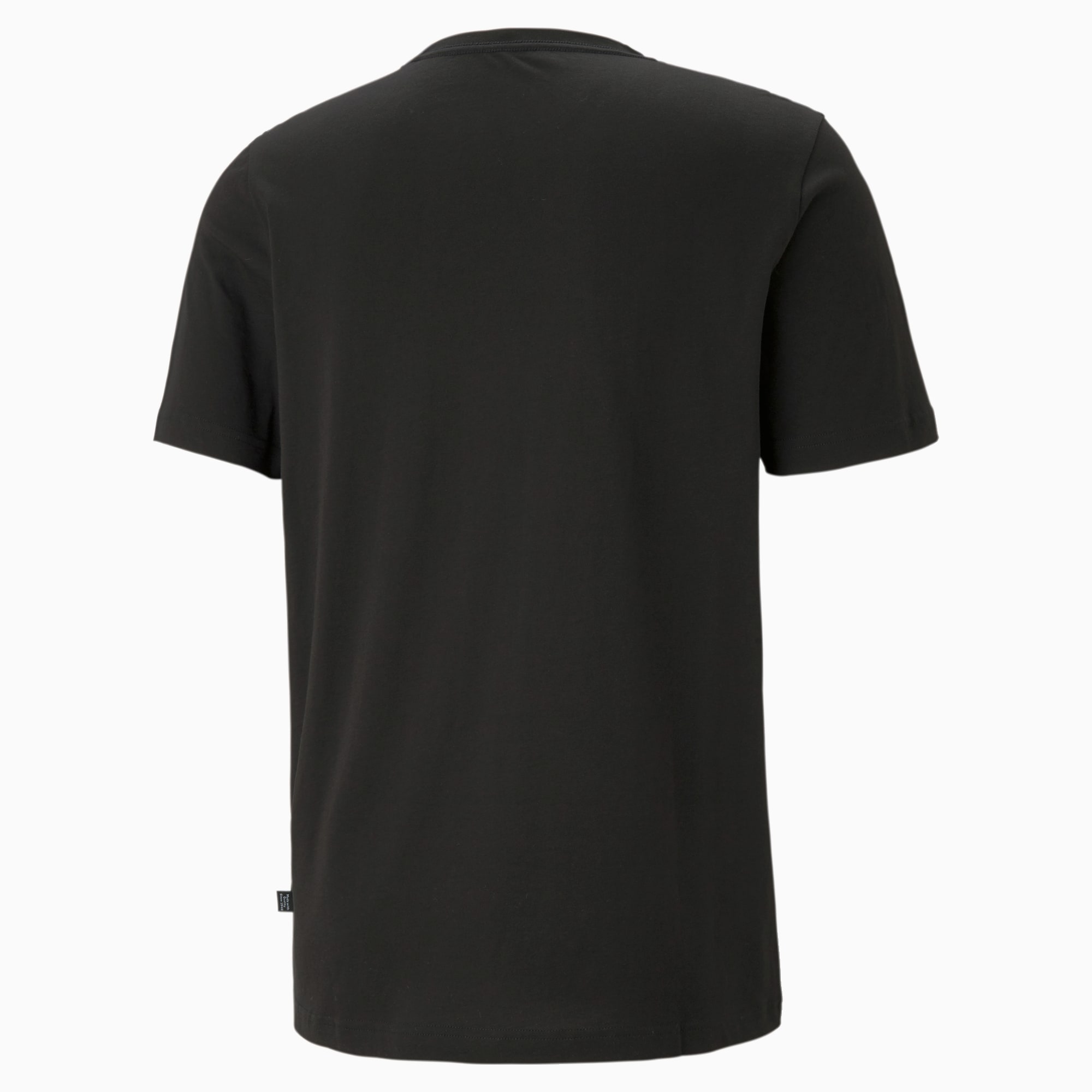 PUMA Essentials T-shirt heren met klein logo, Zwart