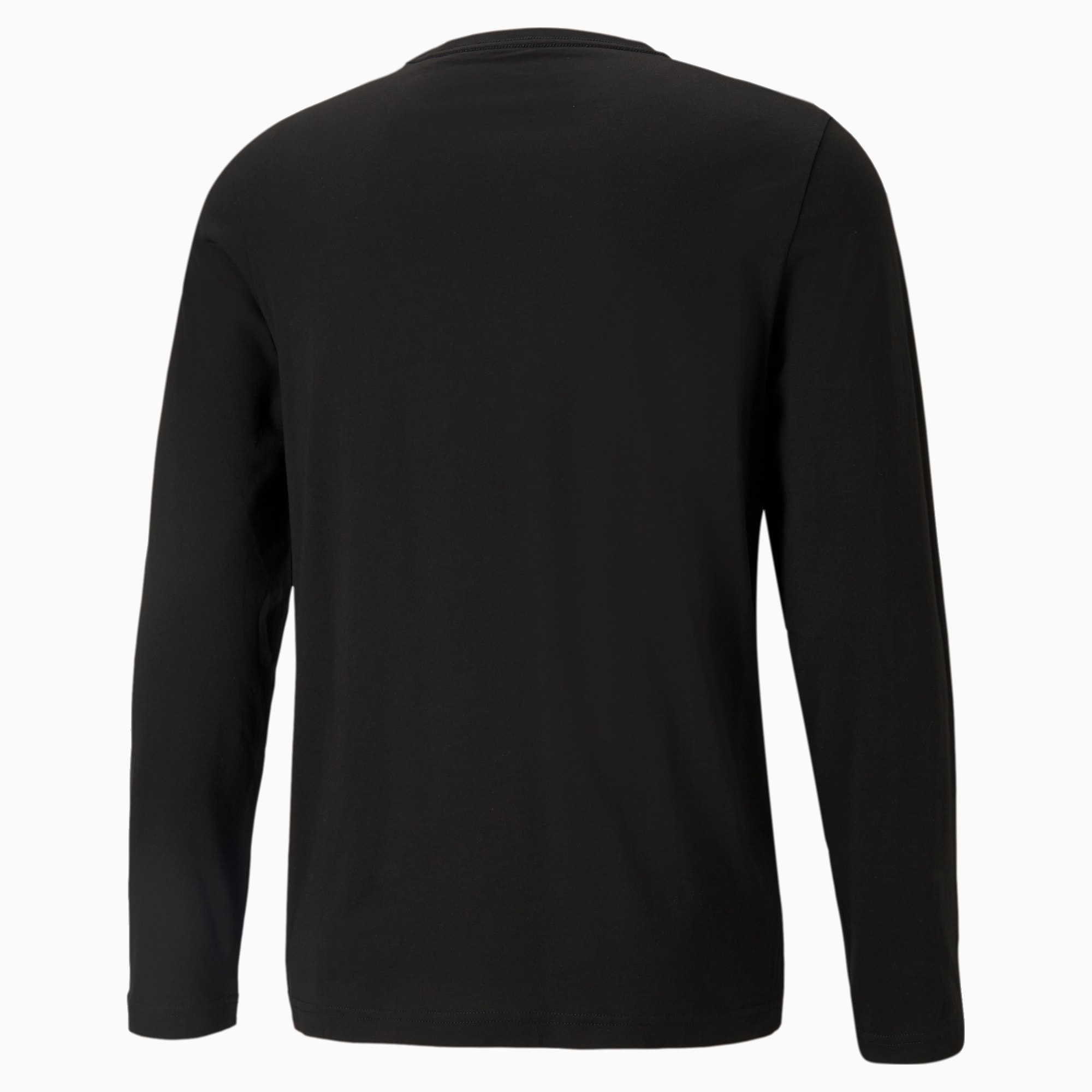 PUMA Essentials Long Sleeve Men's T-Shirt, Black, Size XXS, Clothing