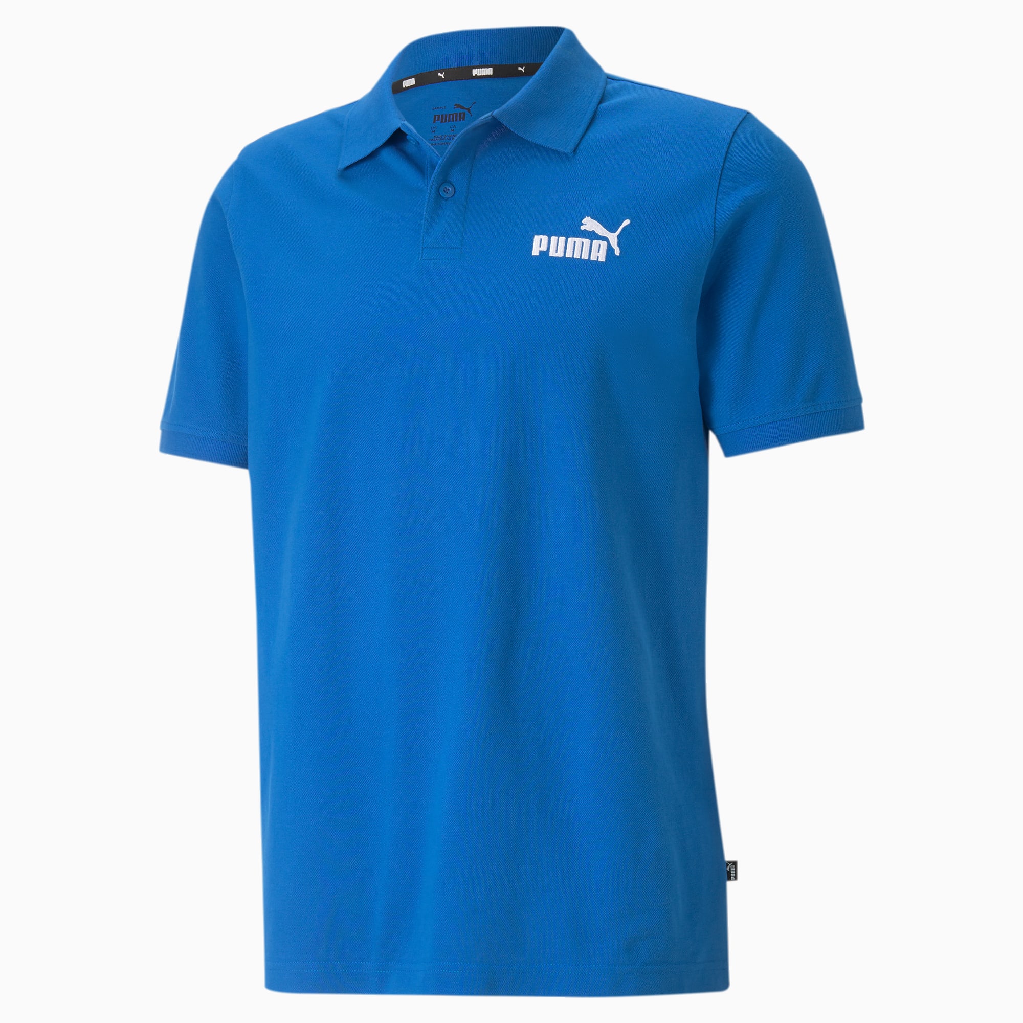 PUMA Essentials Pique Men's Polo Shirt, Royal Blue, Size XS, Clothing