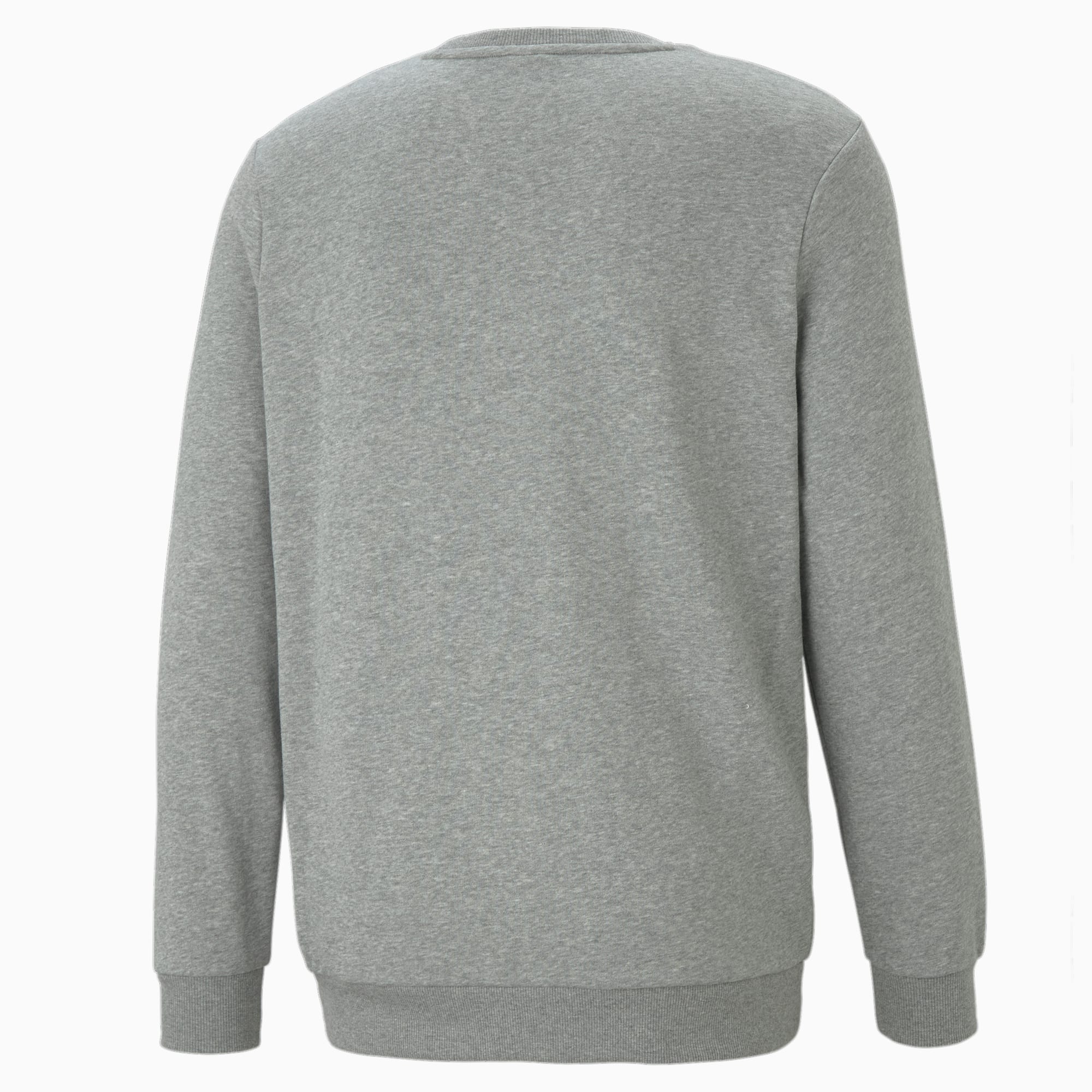 PUMA Essentials Sweatshirt Met Klein Logo Voor Heren, Grijs