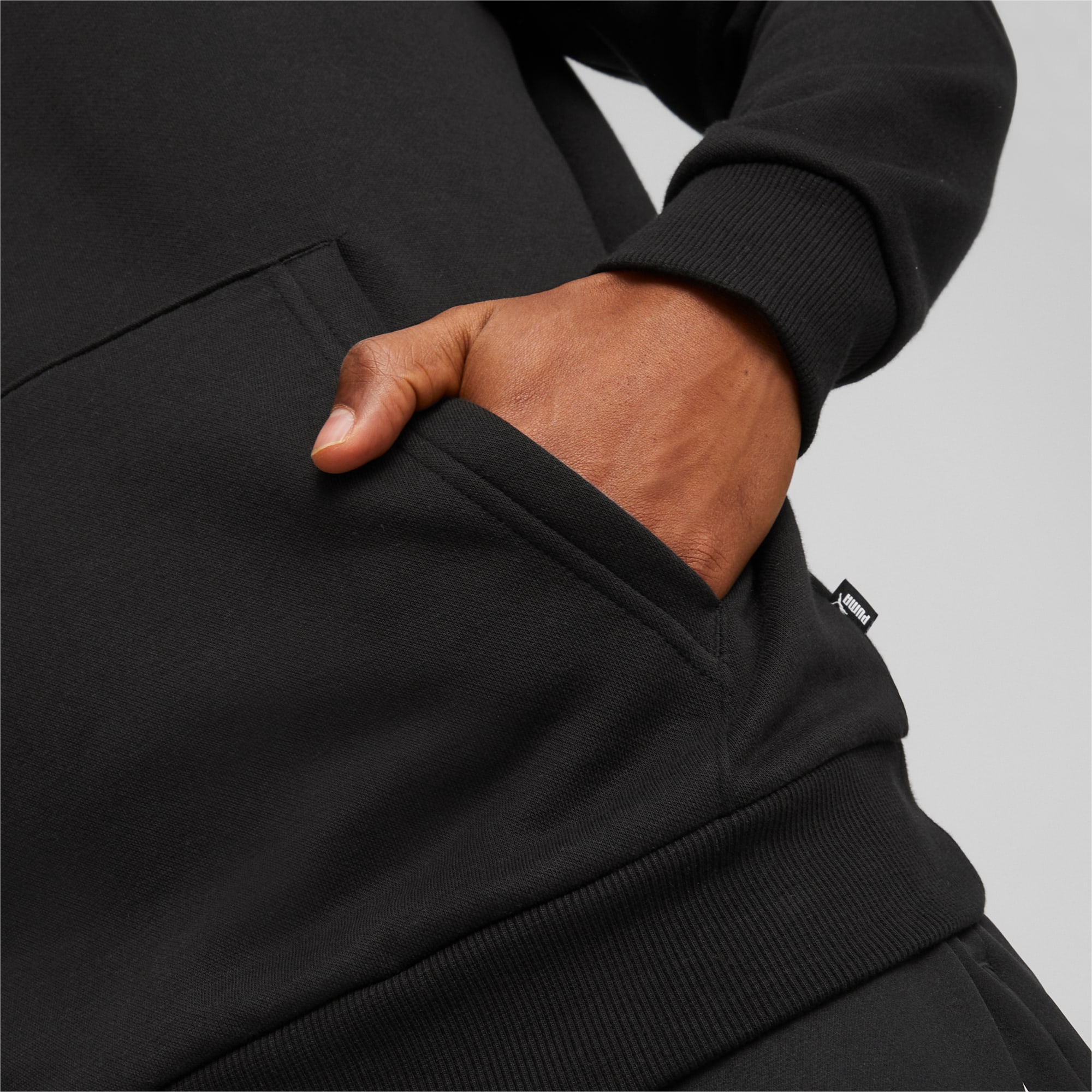 PUMA Essentials Big Logo Hoodie Men, Black, Size S, Clothing