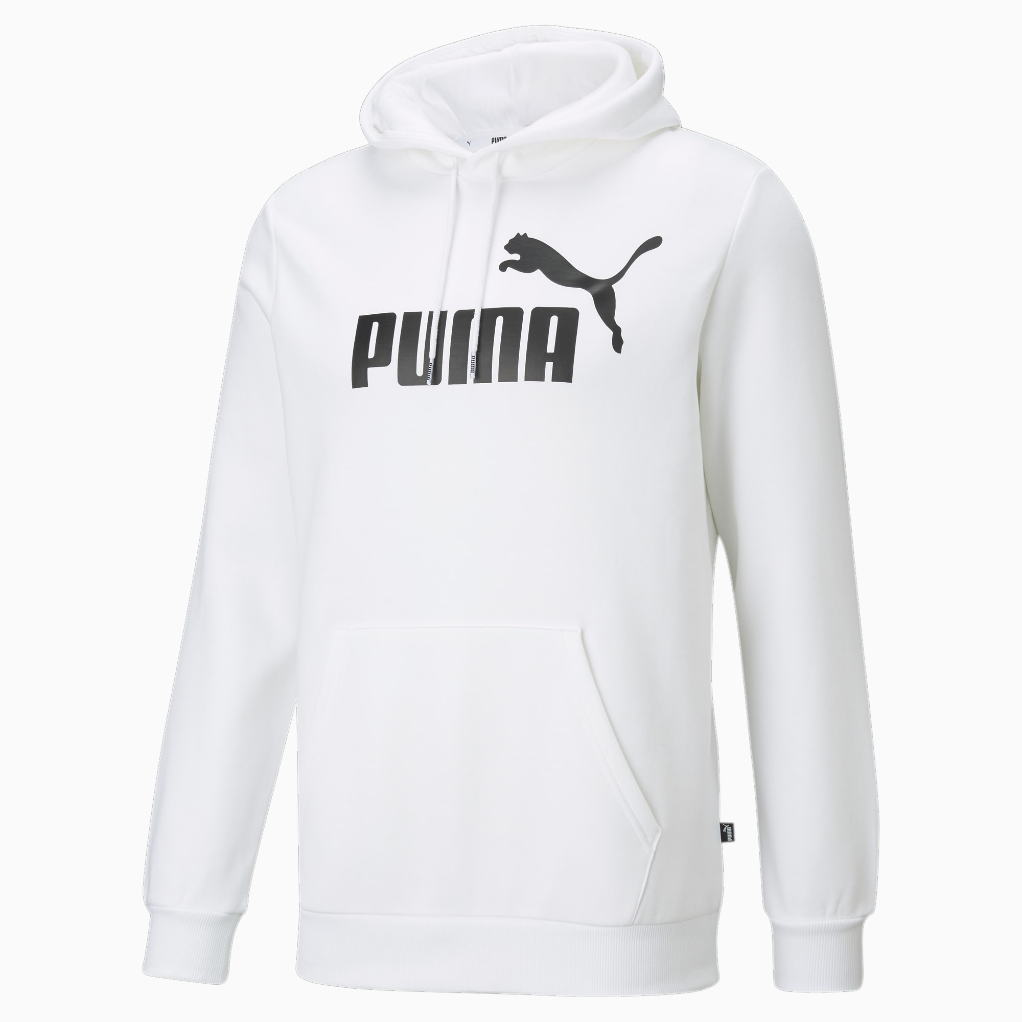 PUMA Essentials hoodie met groot logo, Wit