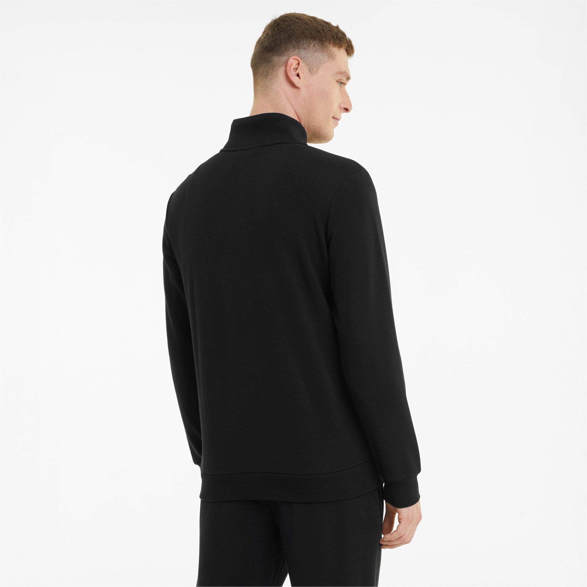 PUMA Essentials Men's Track Jacket, Black, Size M, Clothing