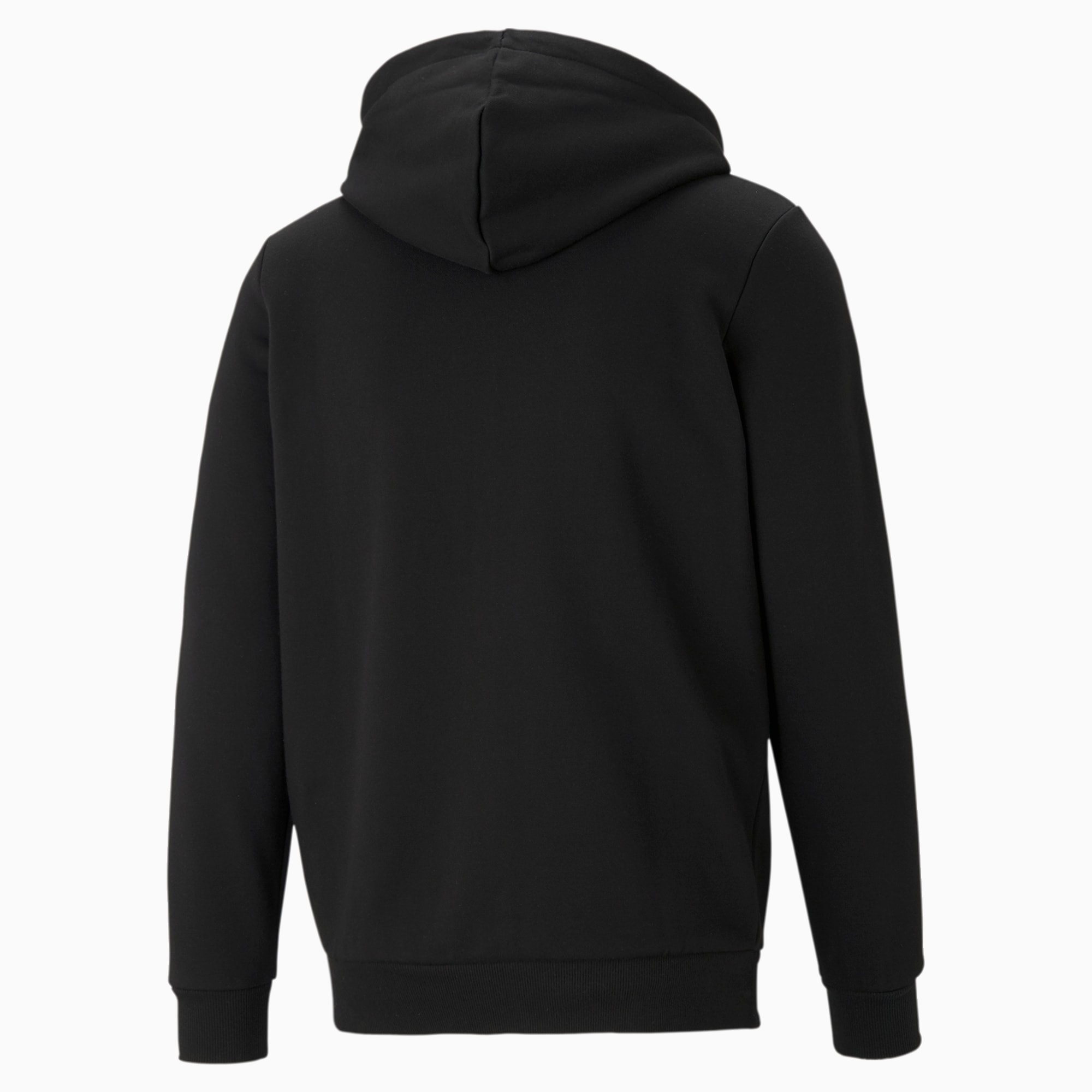 PUMA Essentials Full-Zip Logo Men's Hoodie, Black, Size XL, Clothing
